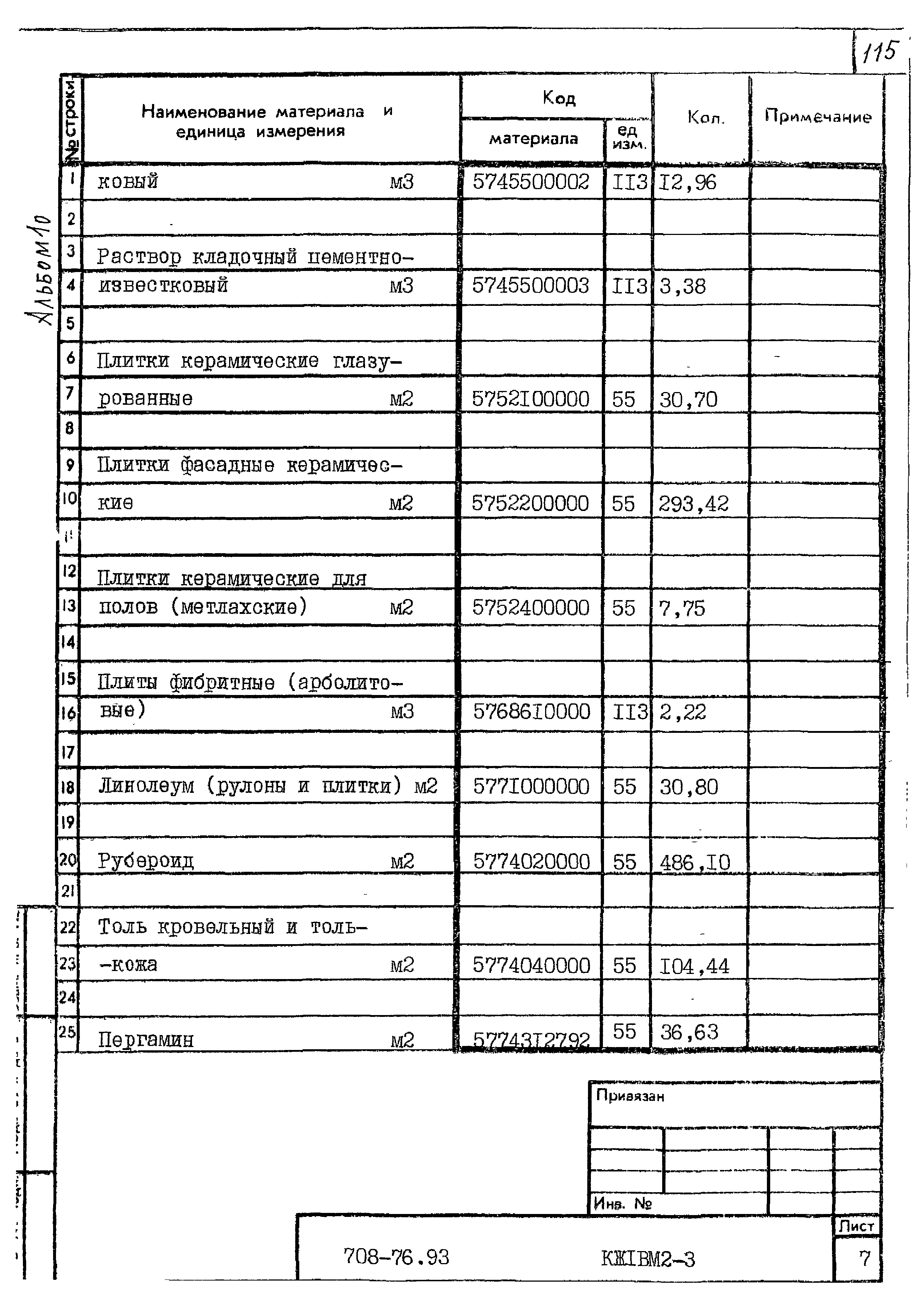 Типовой проект 708-76.93