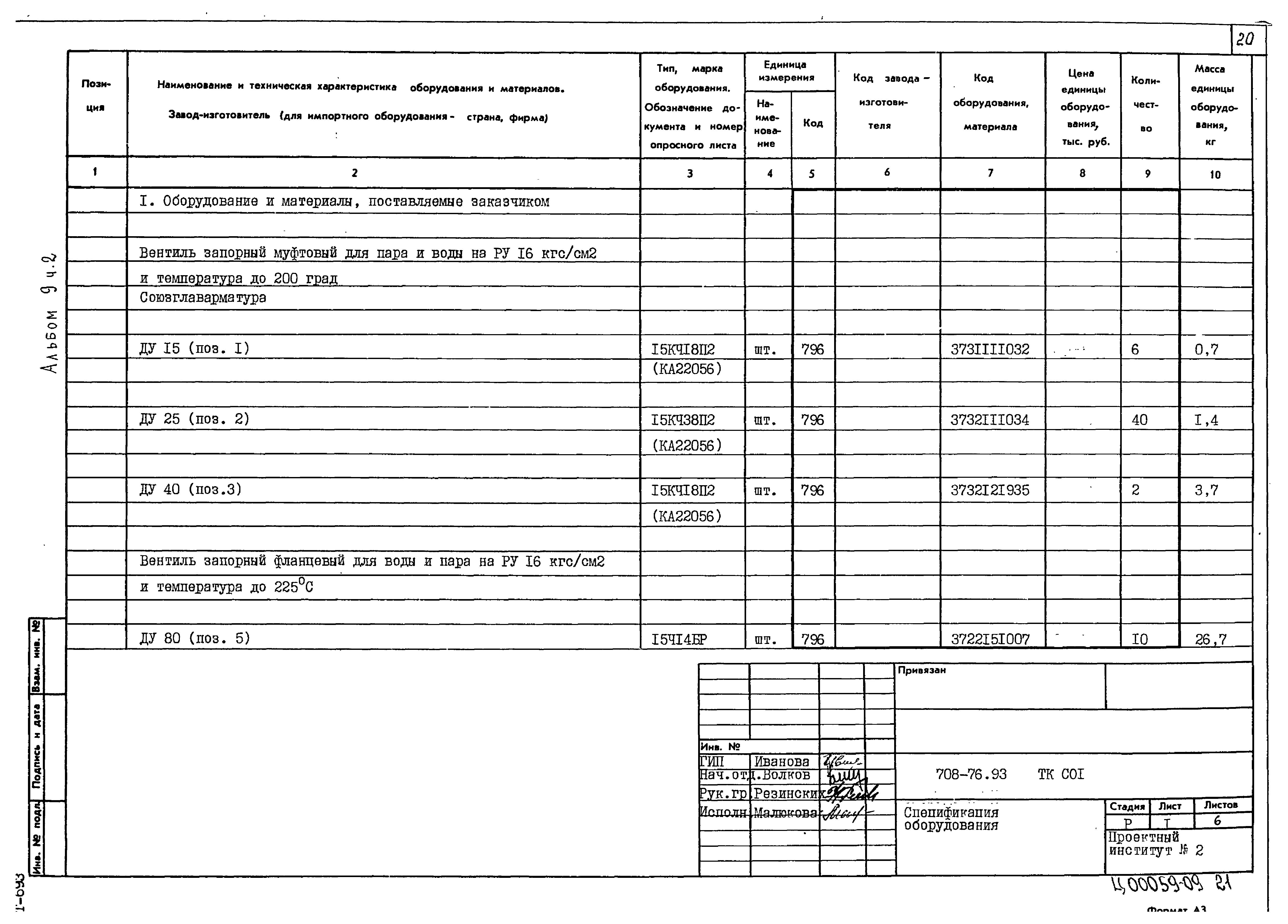 Типовой проект 708-76.93