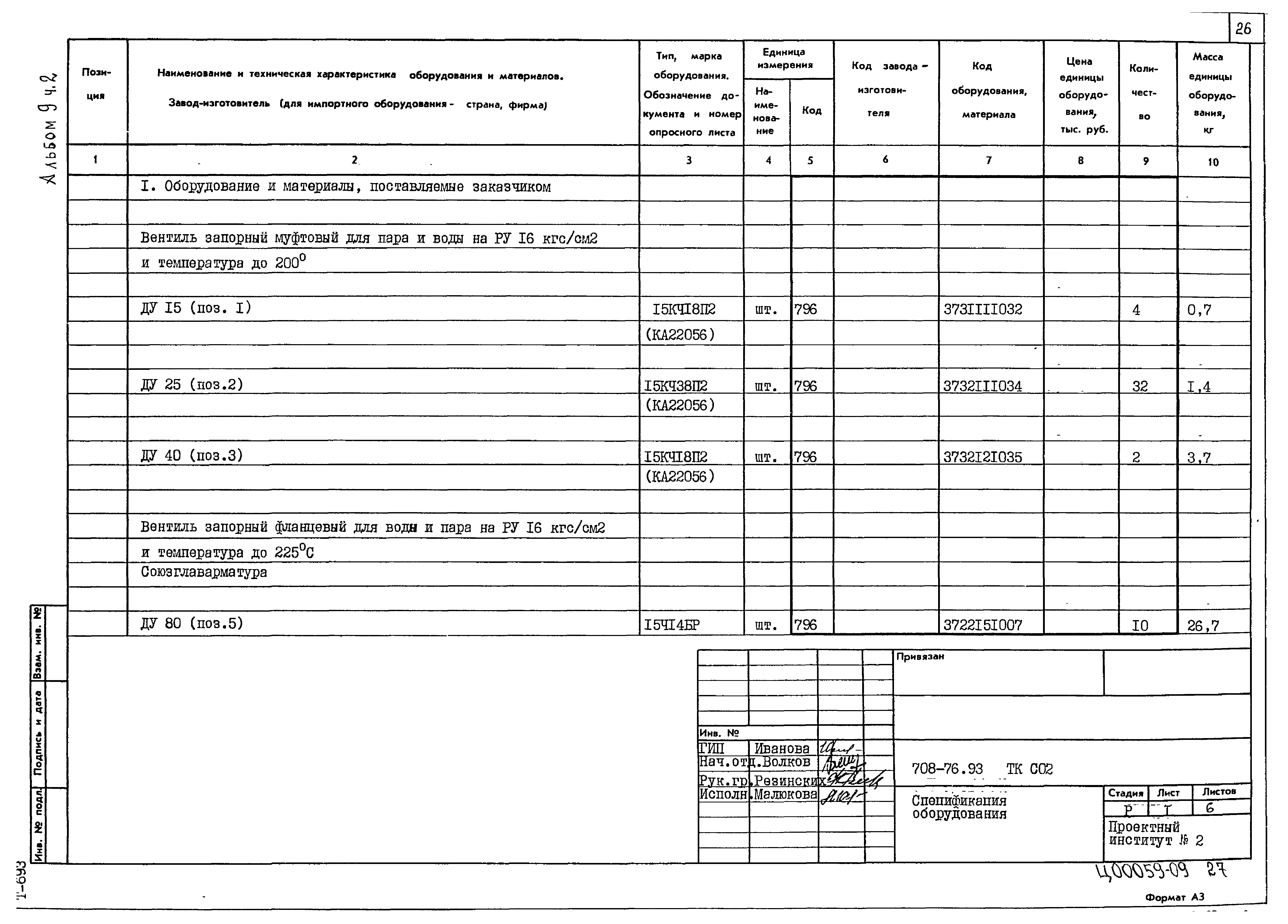 Типовой проект 708-76.93