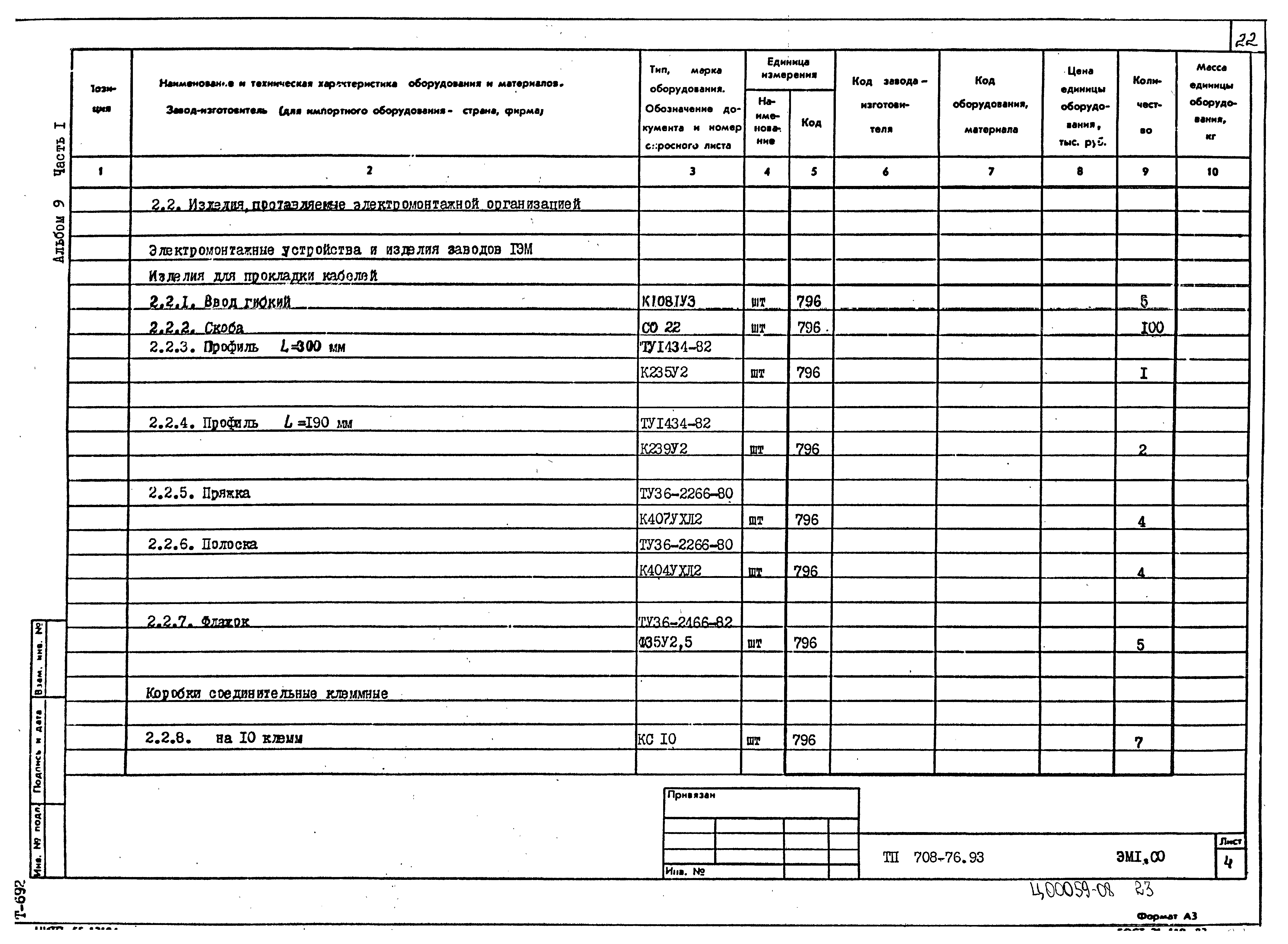 Типовой проект 708-76.93