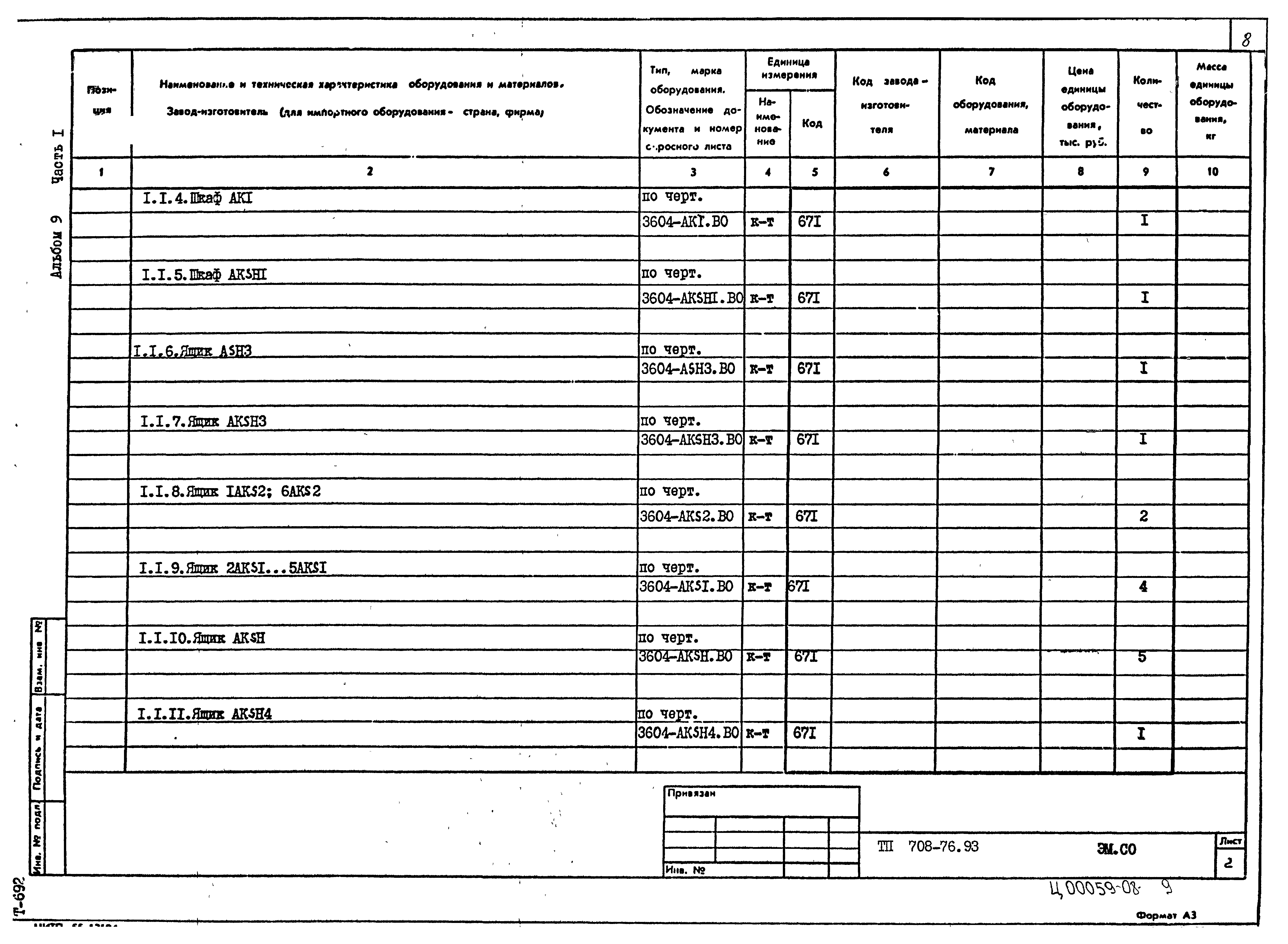 Типовой проект 708-76.93