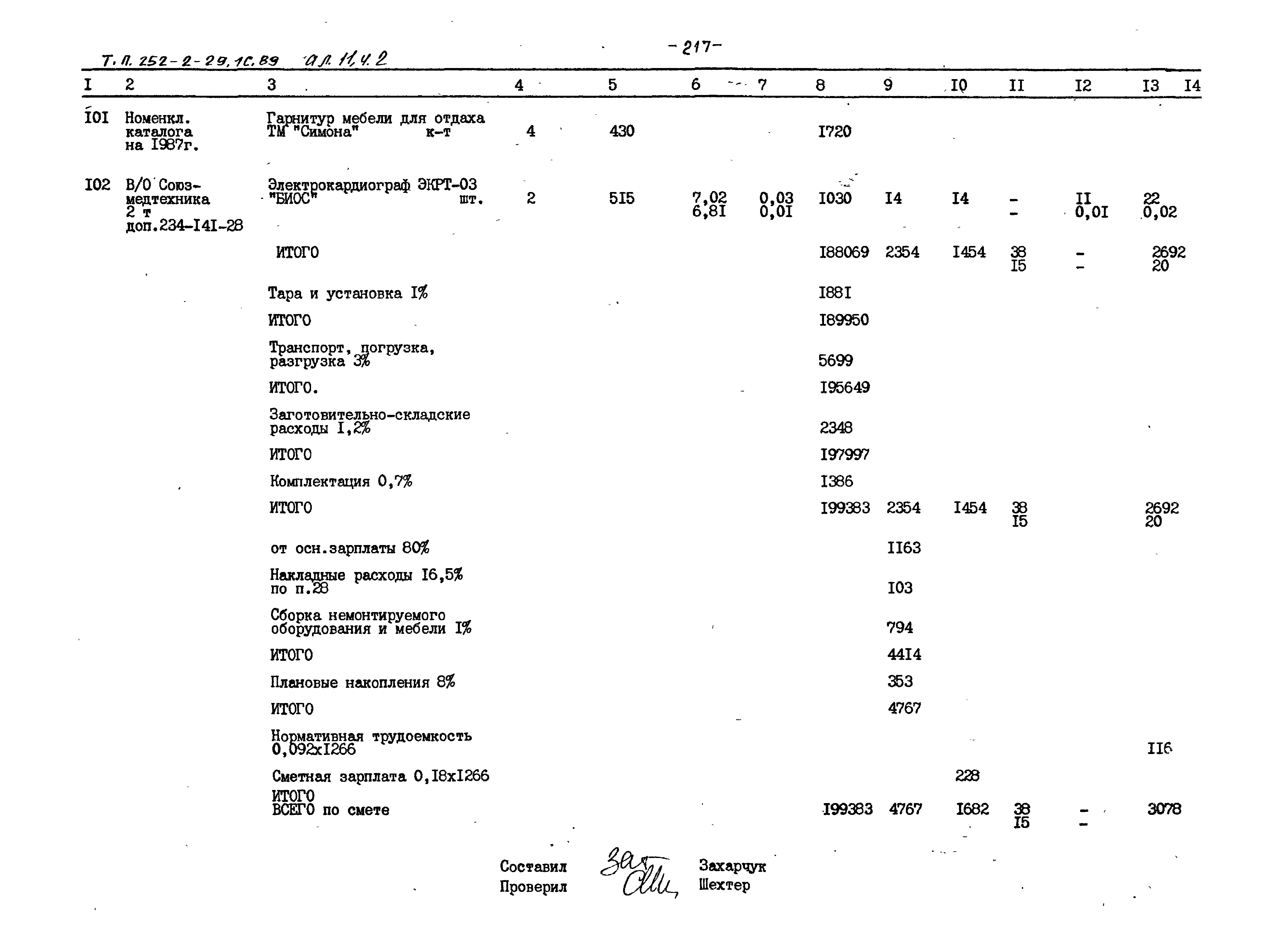 Типовой проект 252-2-29.1с.89