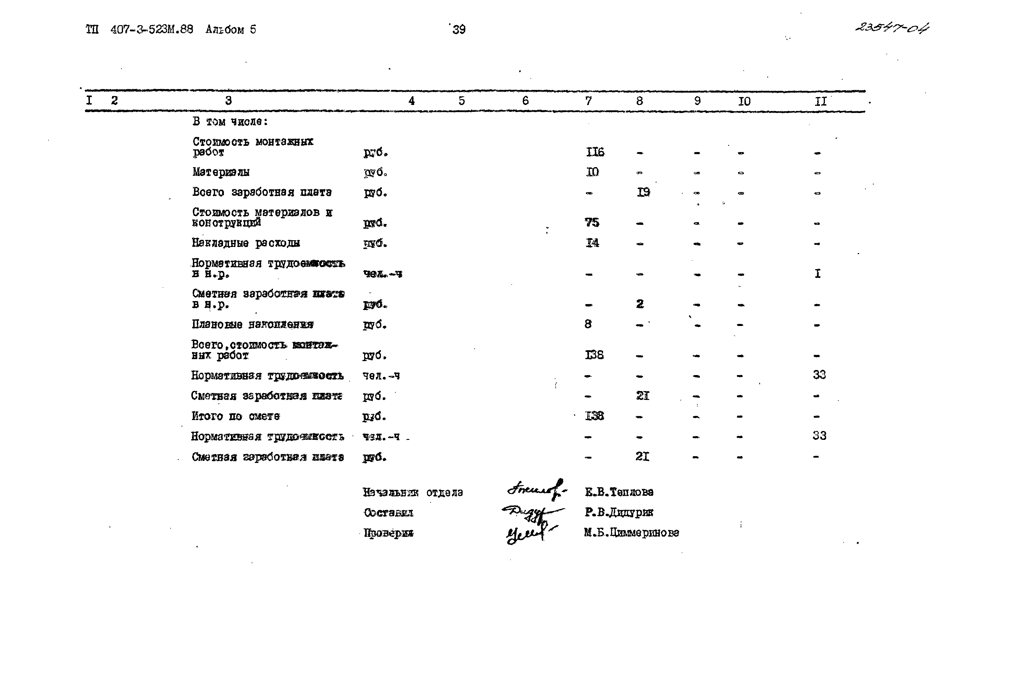 Типовой проект 407-3-523м.88