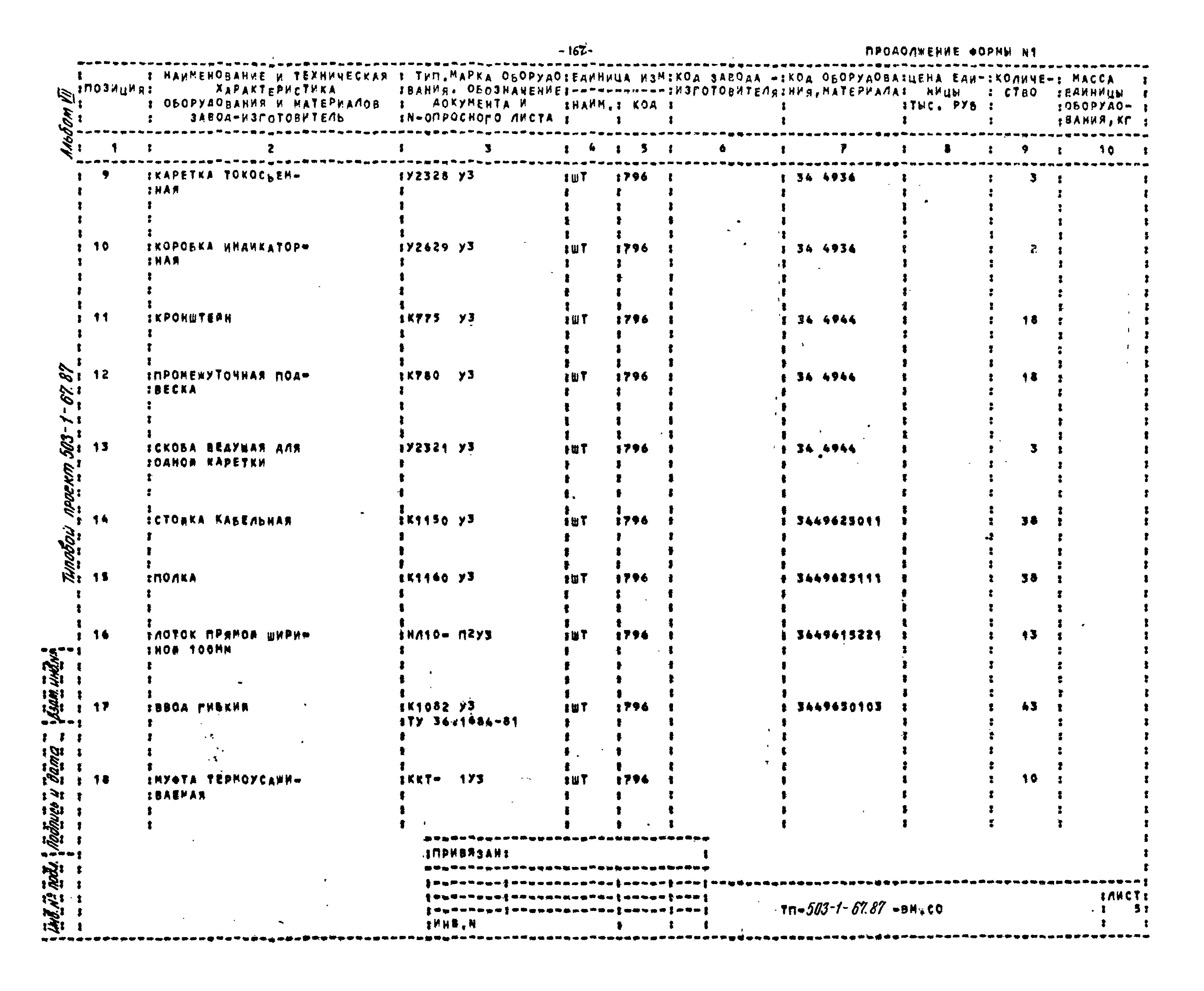 Типовой проект 503-1-67.87