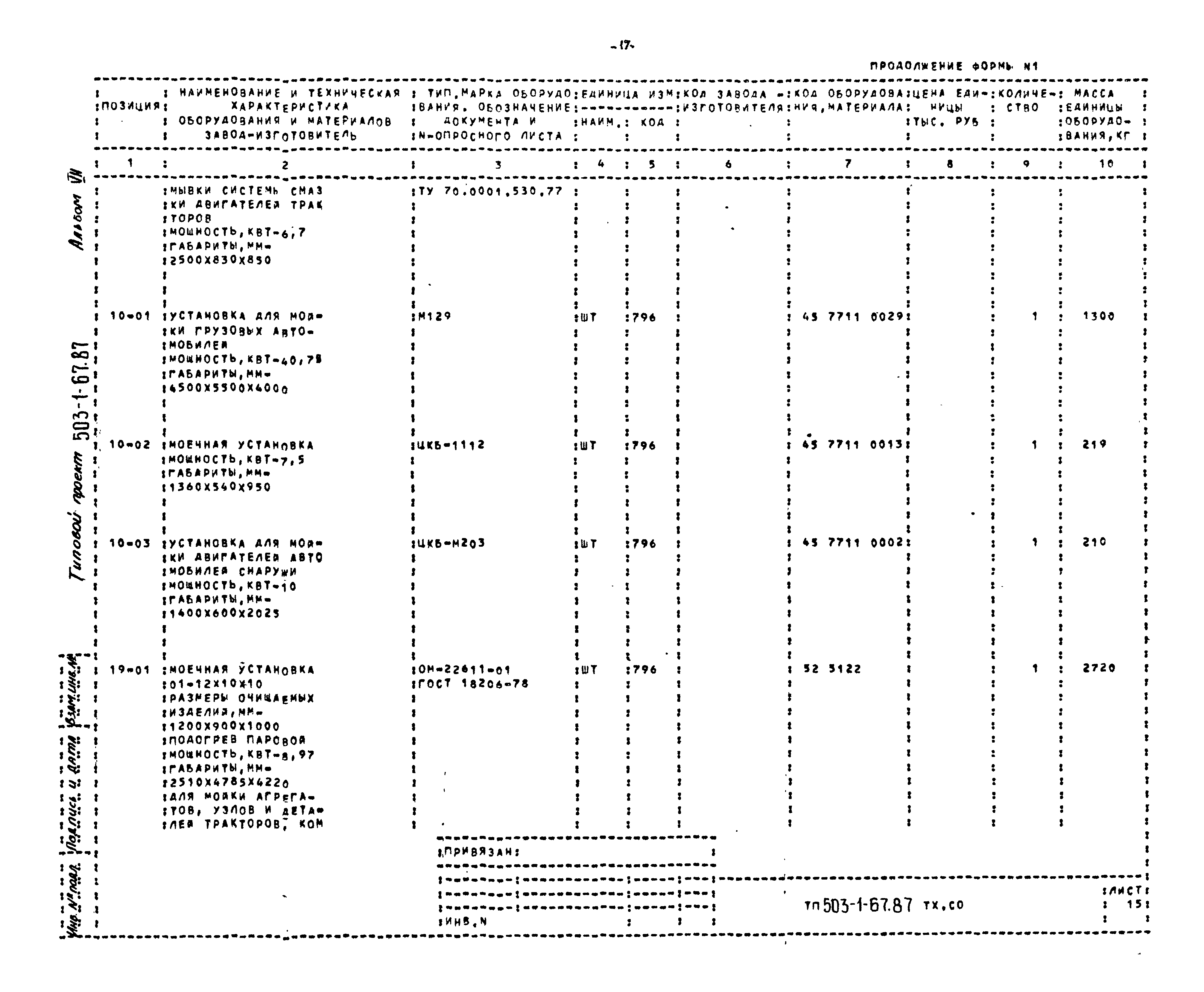 Типовой проект 503-1-67.87