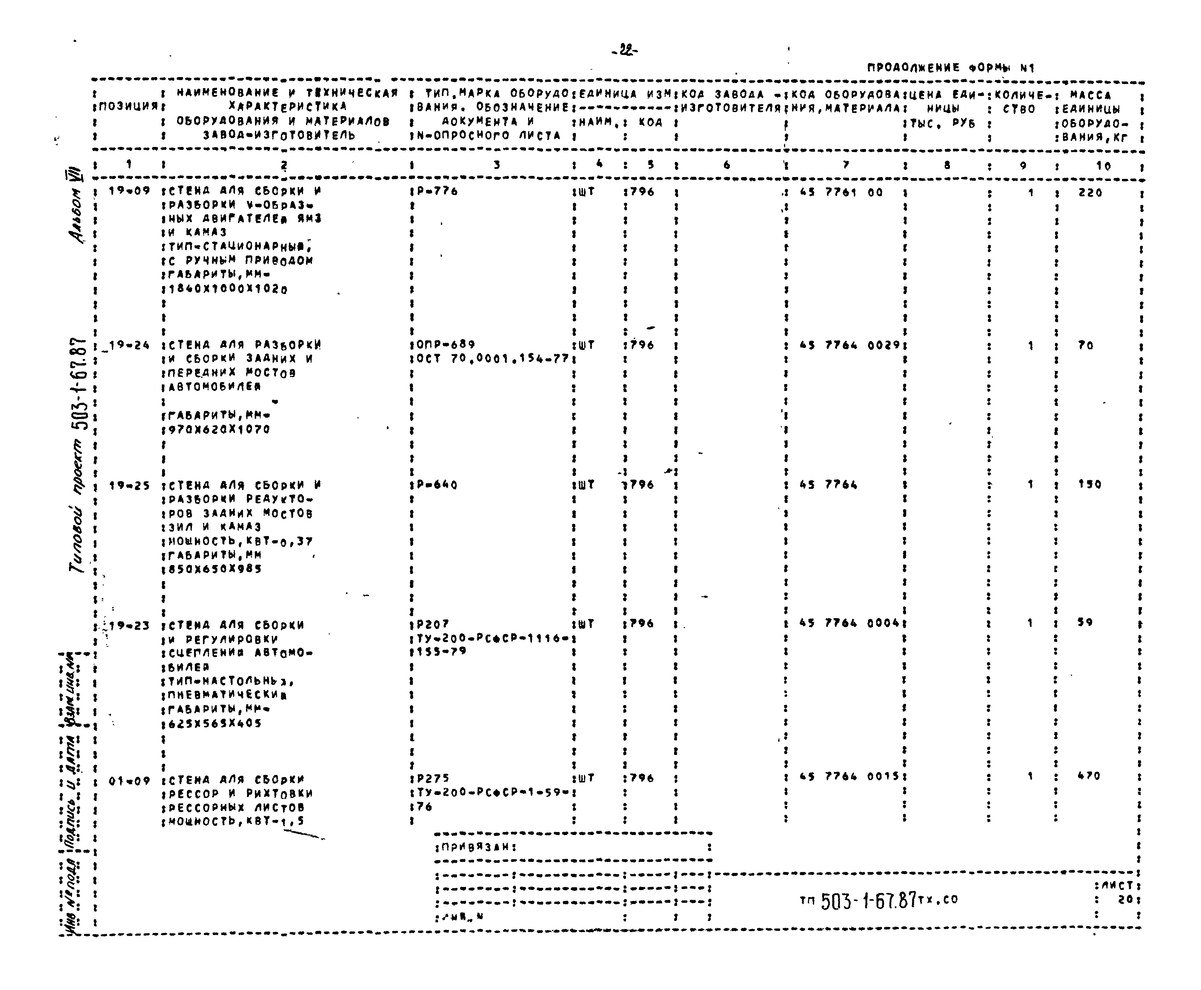 Типовой проект 503-1-67.87