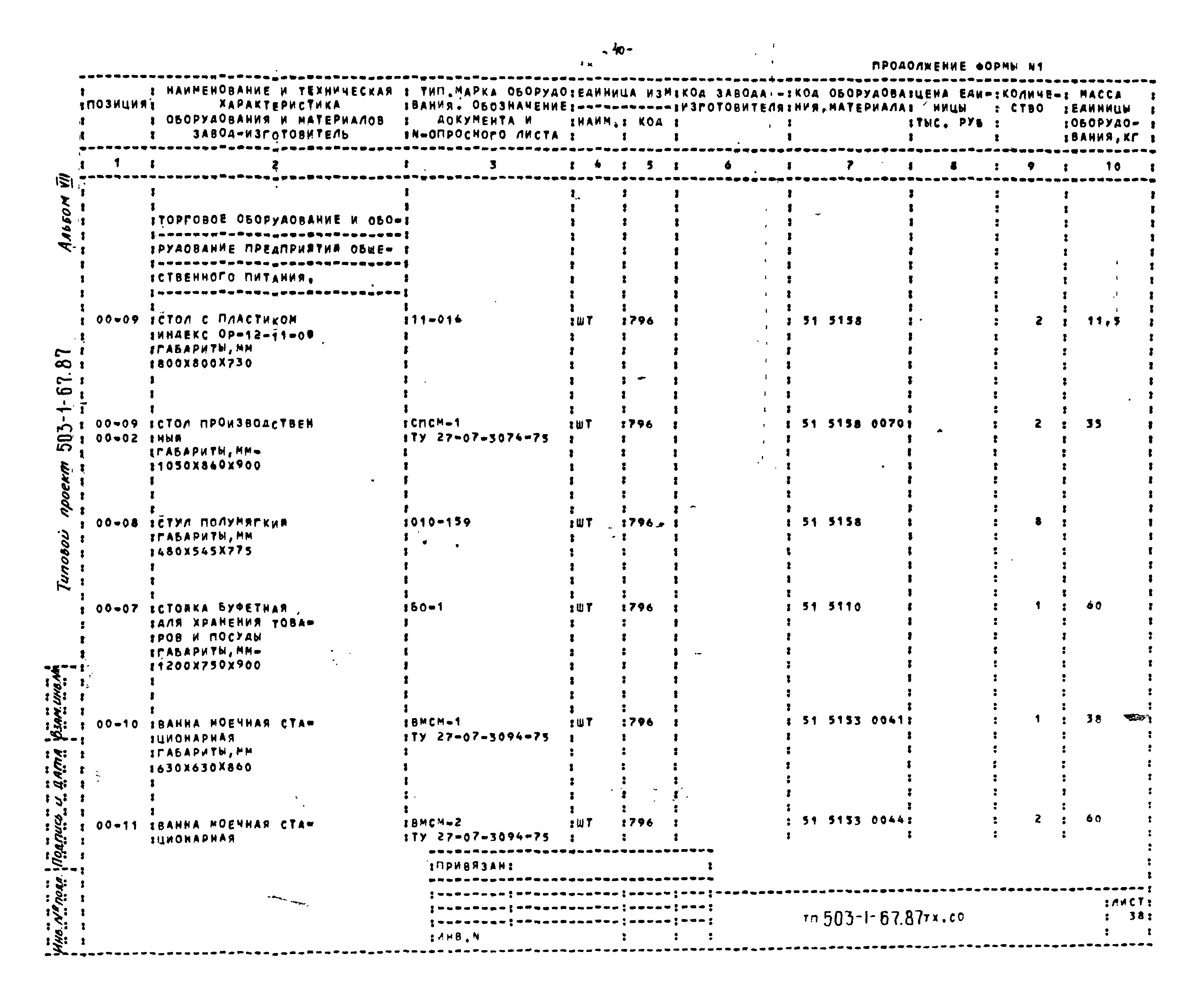 Типовой проект 503-1-67.87