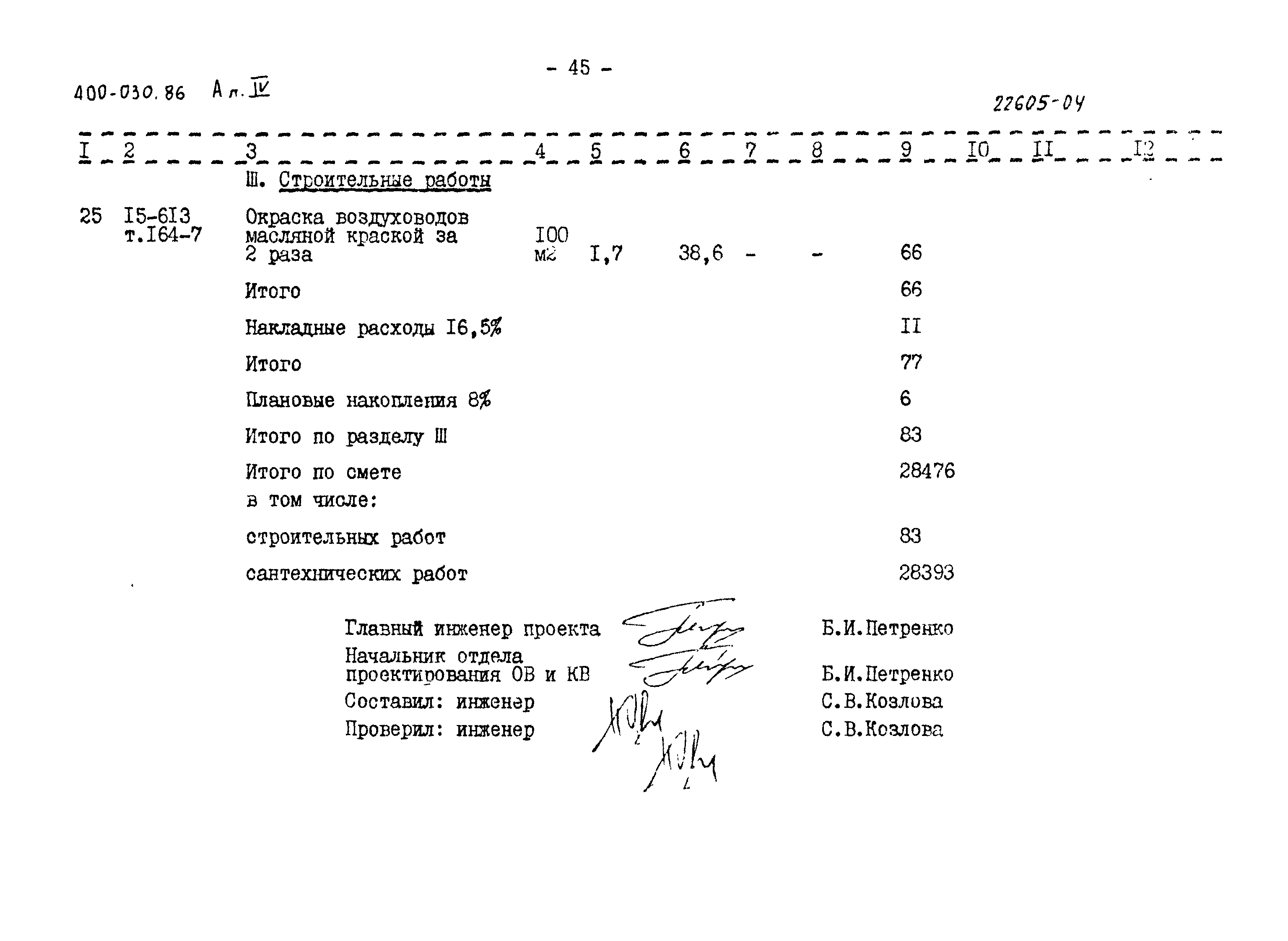 Типовые проектные решения 400-030.86