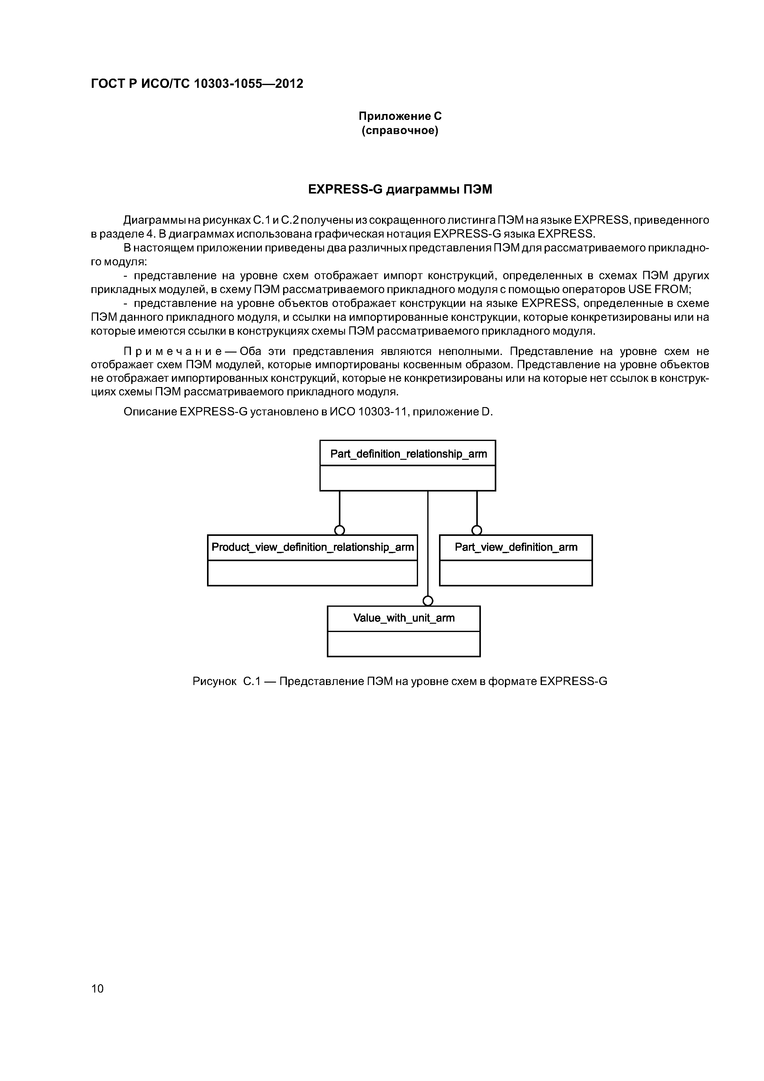 ГОСТ Р ИСО/ТС 10303-1055-2012