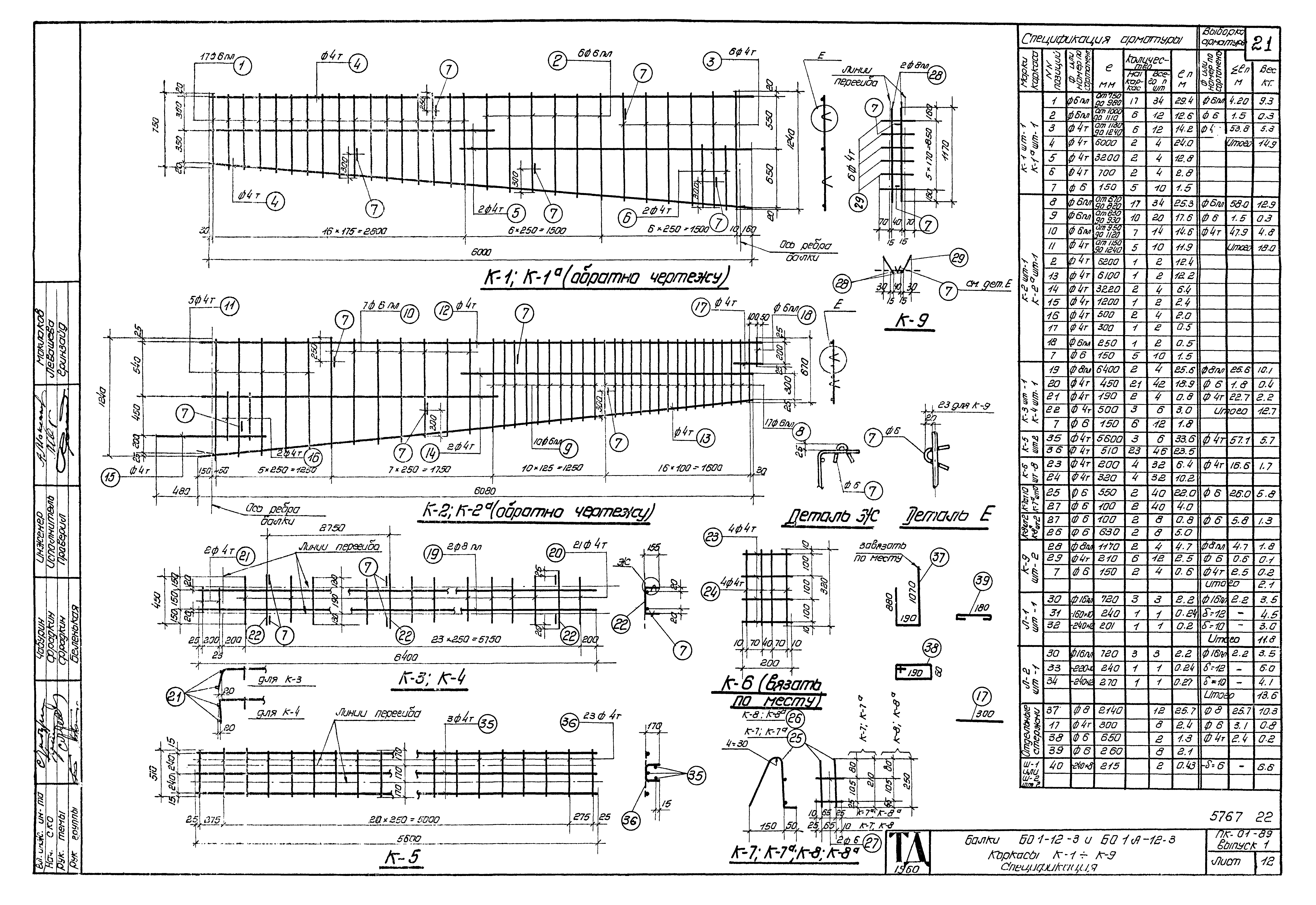 Серия ПК-01-89