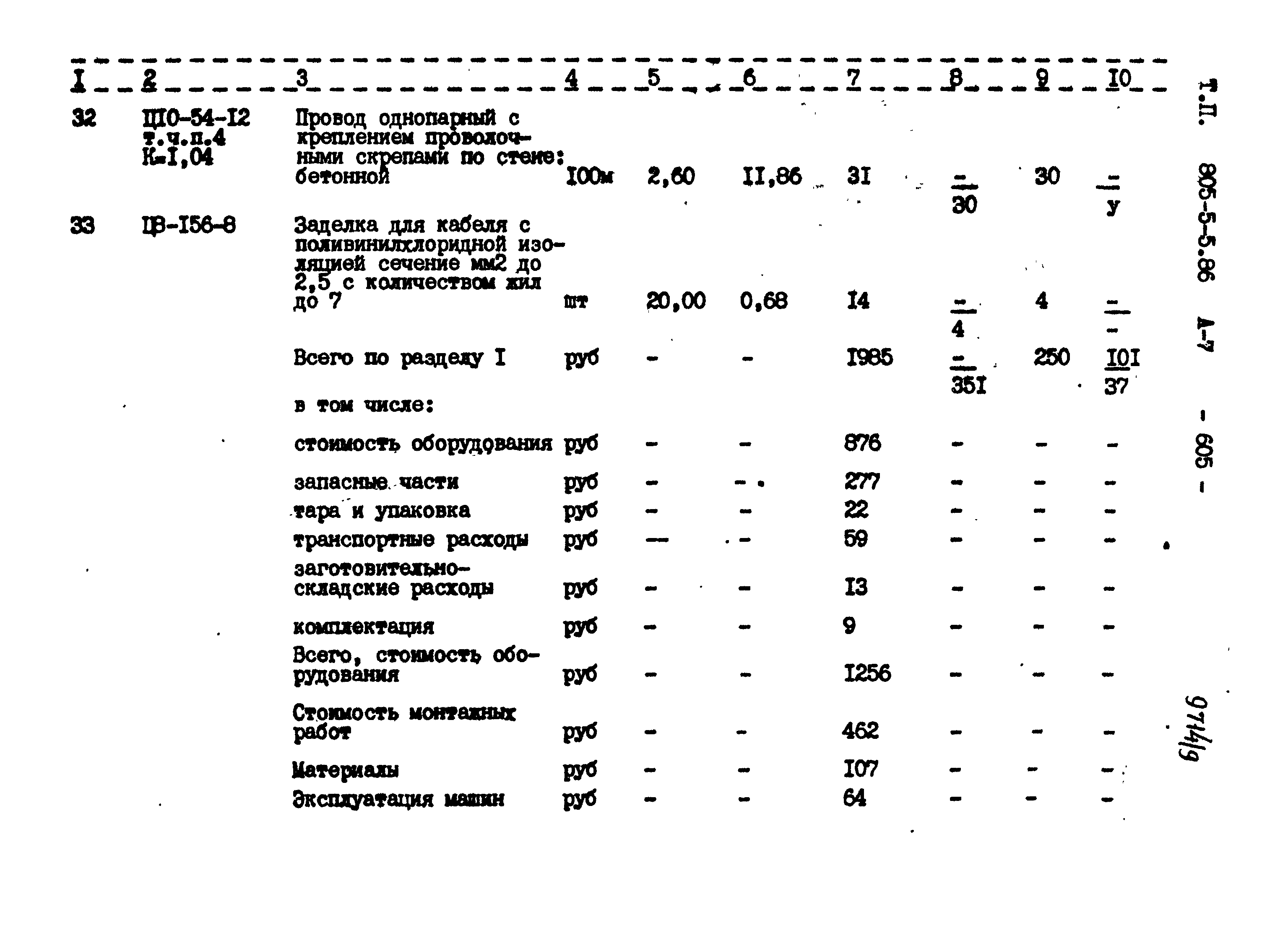 Типовой проект 805-5-5.86