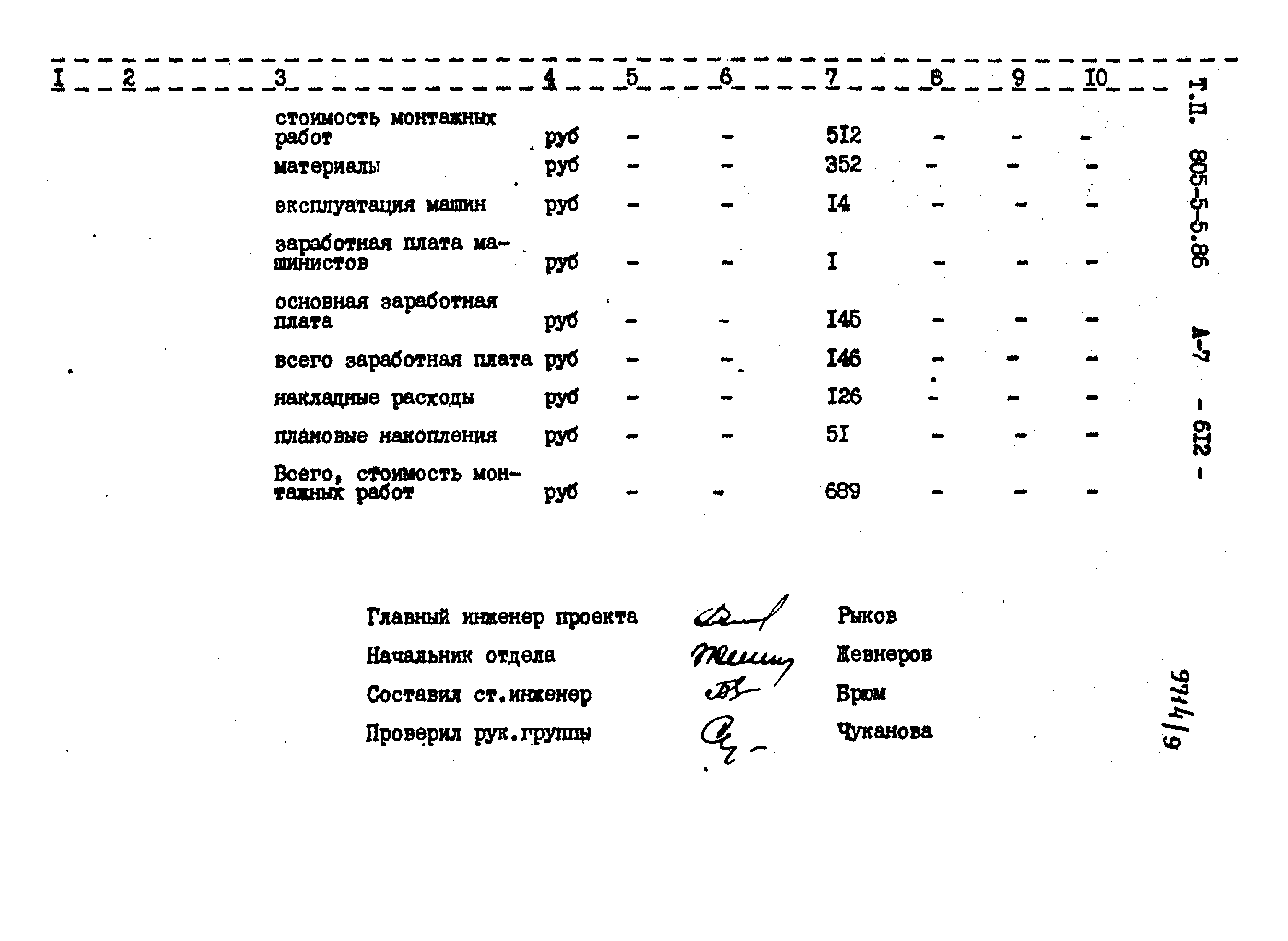 Типовой проект 805-5-5.86