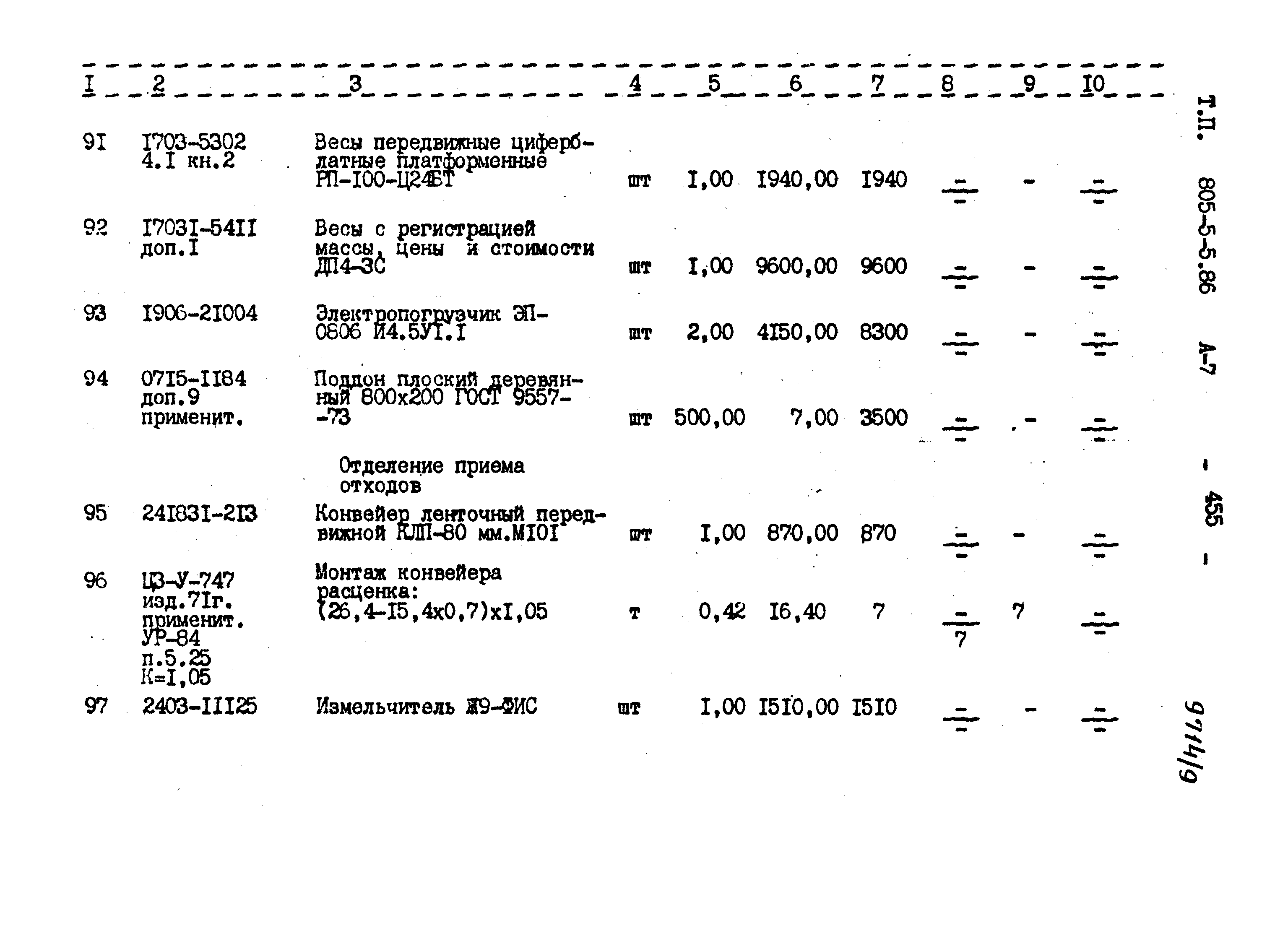 Типовой проект 805-5-5.86