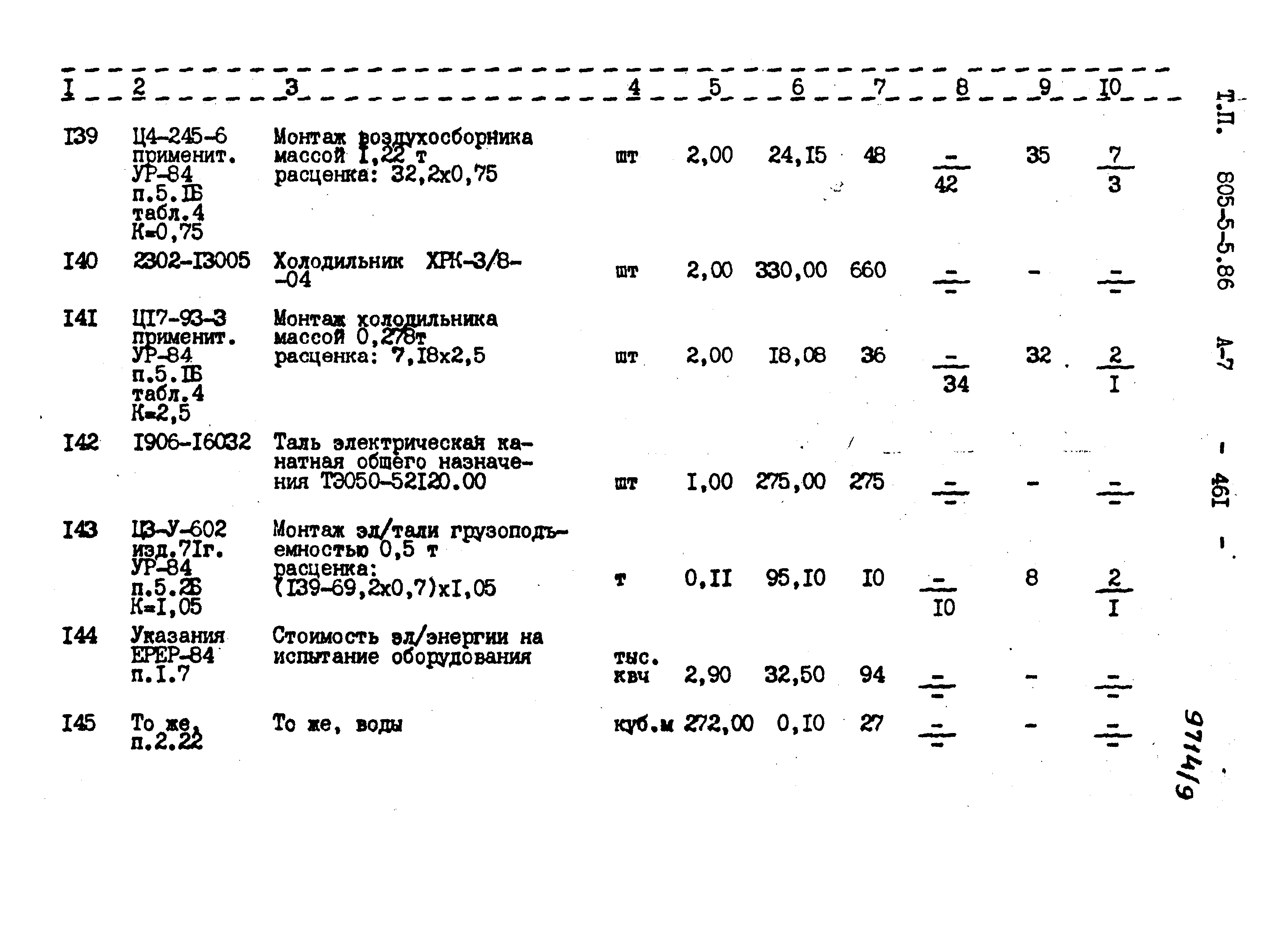 Типовой проект 805-5-5.86