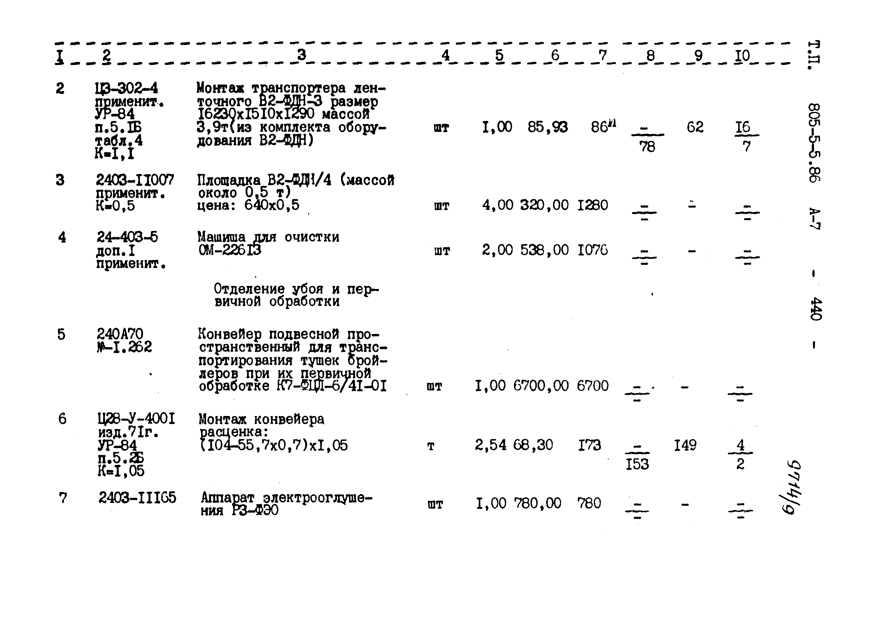 Типовой проект 805-5-5.86