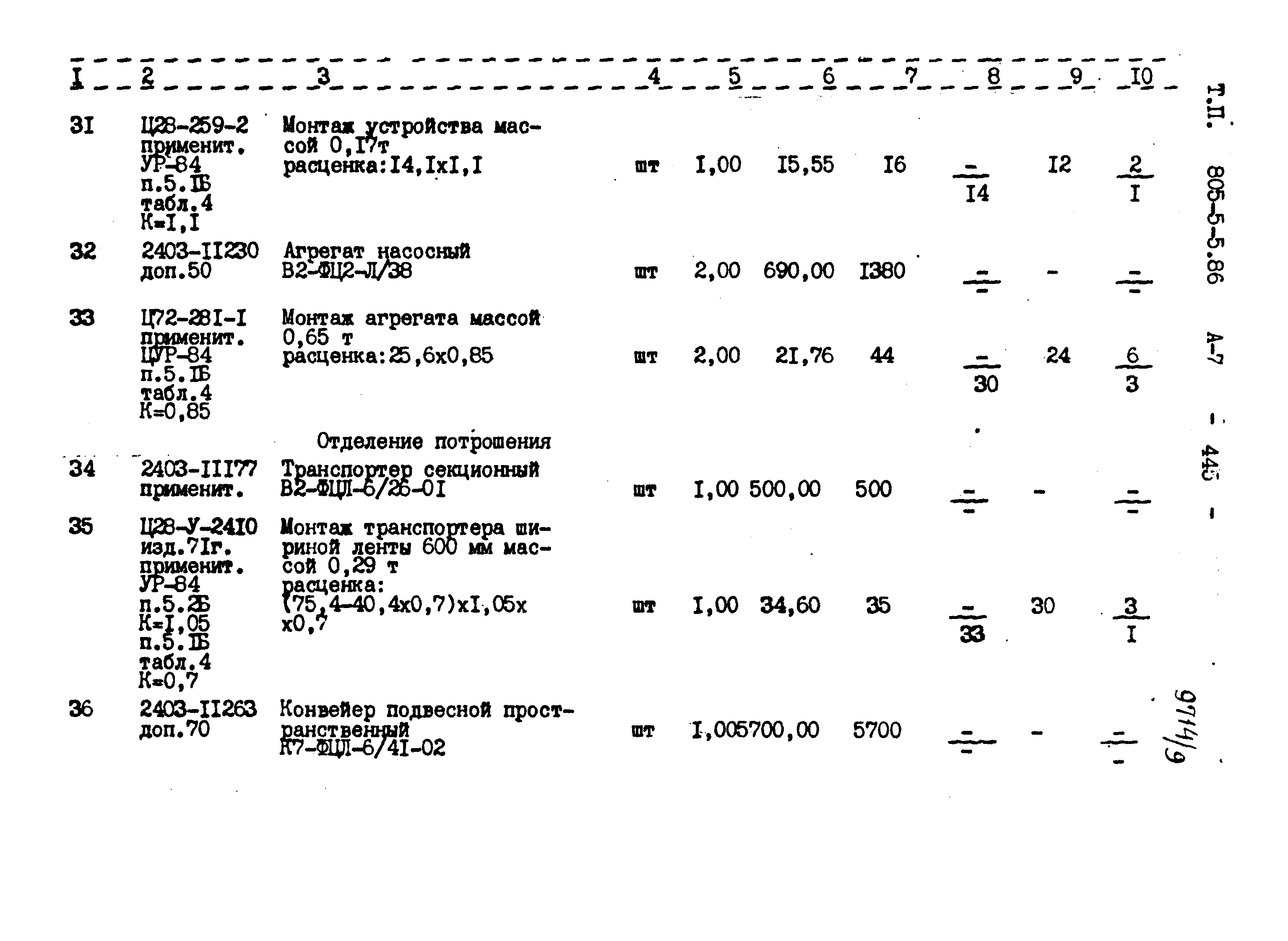 Типовой проект 805-5-5.86