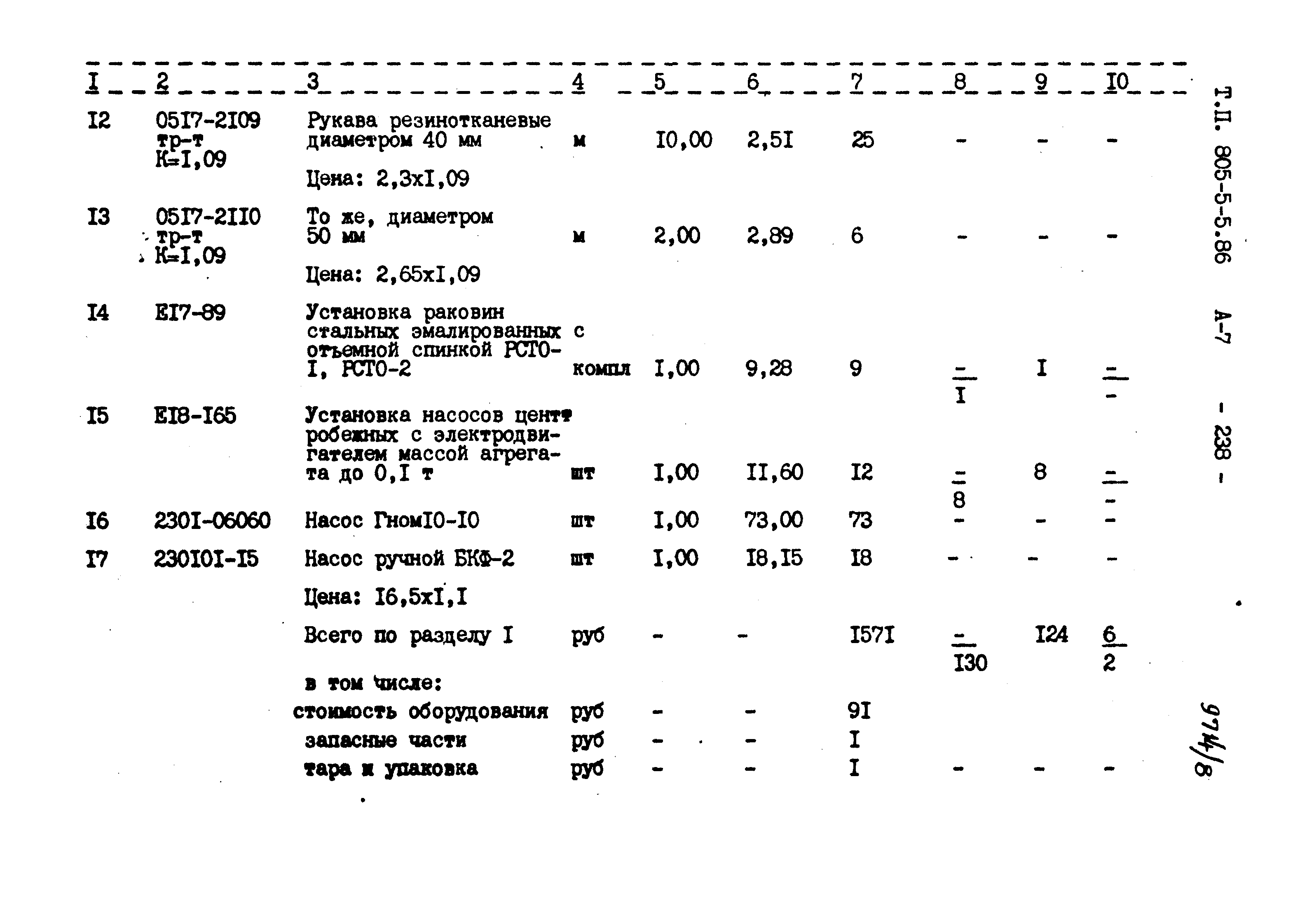 Типовой проект 805-5-5.86