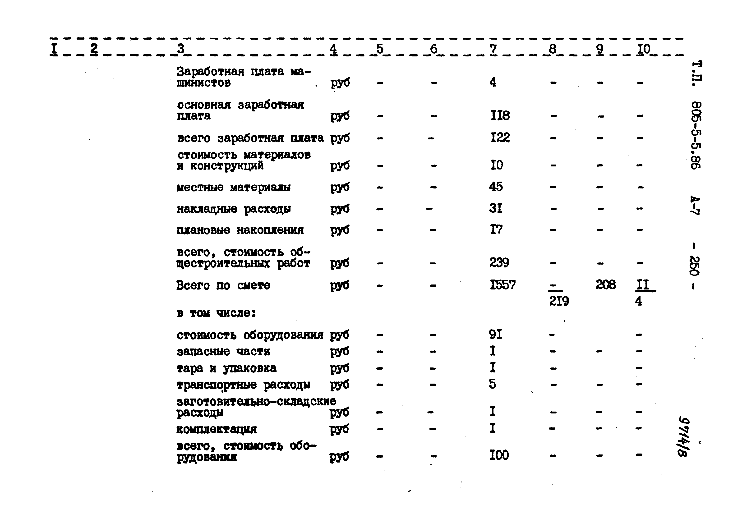 Типовой проект 805-5-5.86