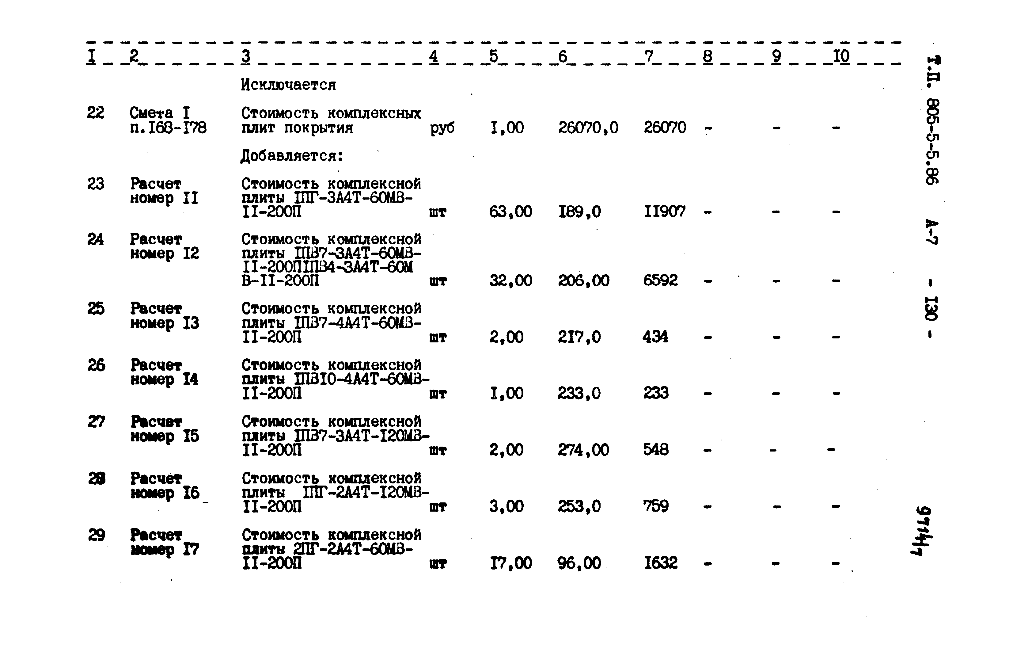 Типовой проект 805-5-5.86