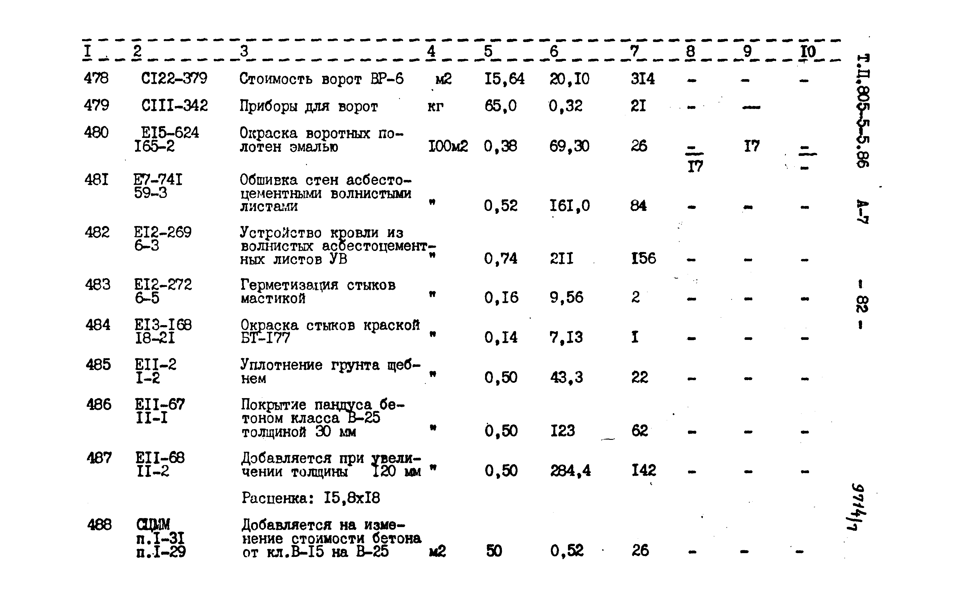 Типовой проект 805-5-5.86