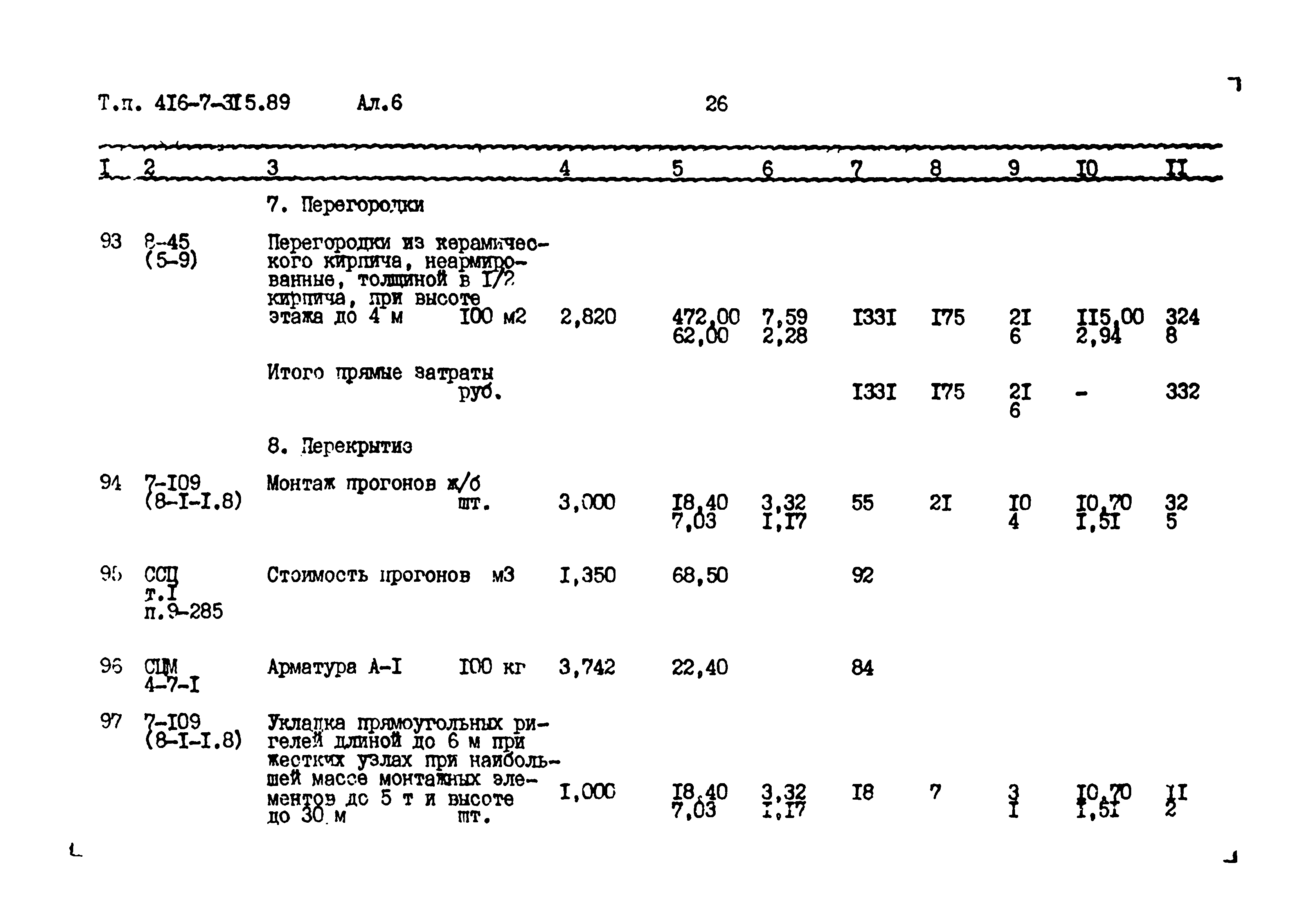 Типовой проект 416-7-315.89