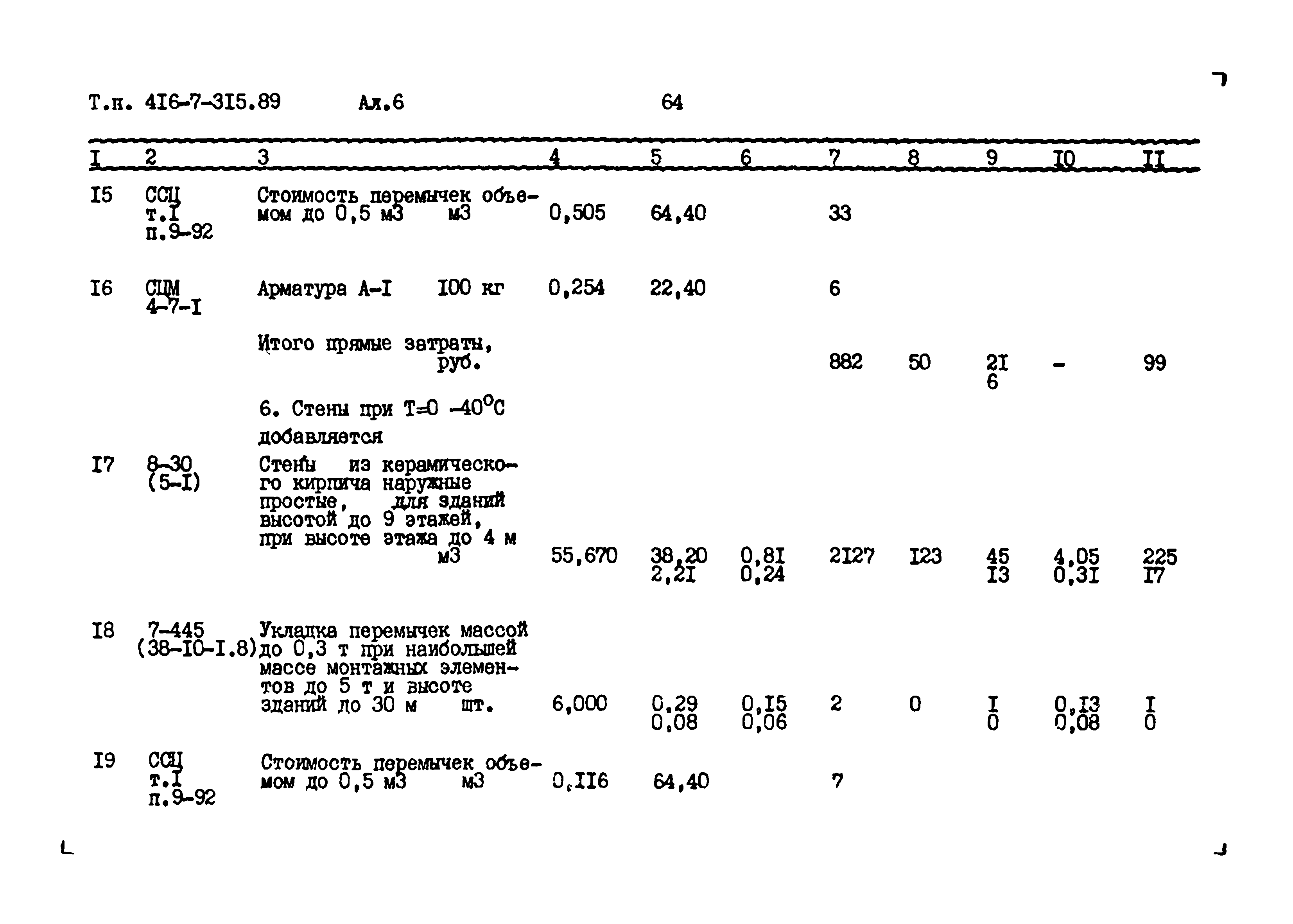 Типовой проект 416-7-315.89