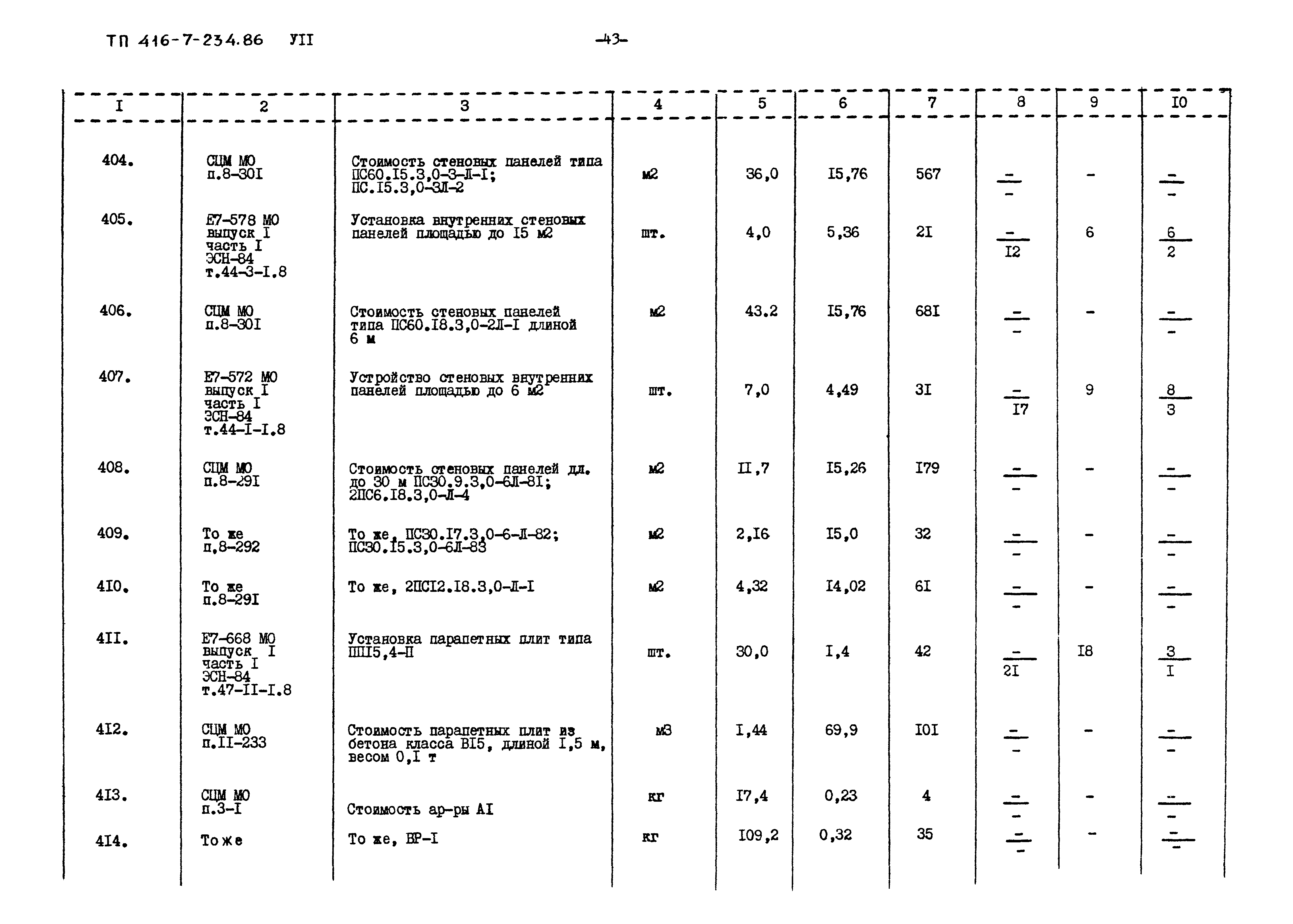 Типовой проект 416-7-234.86