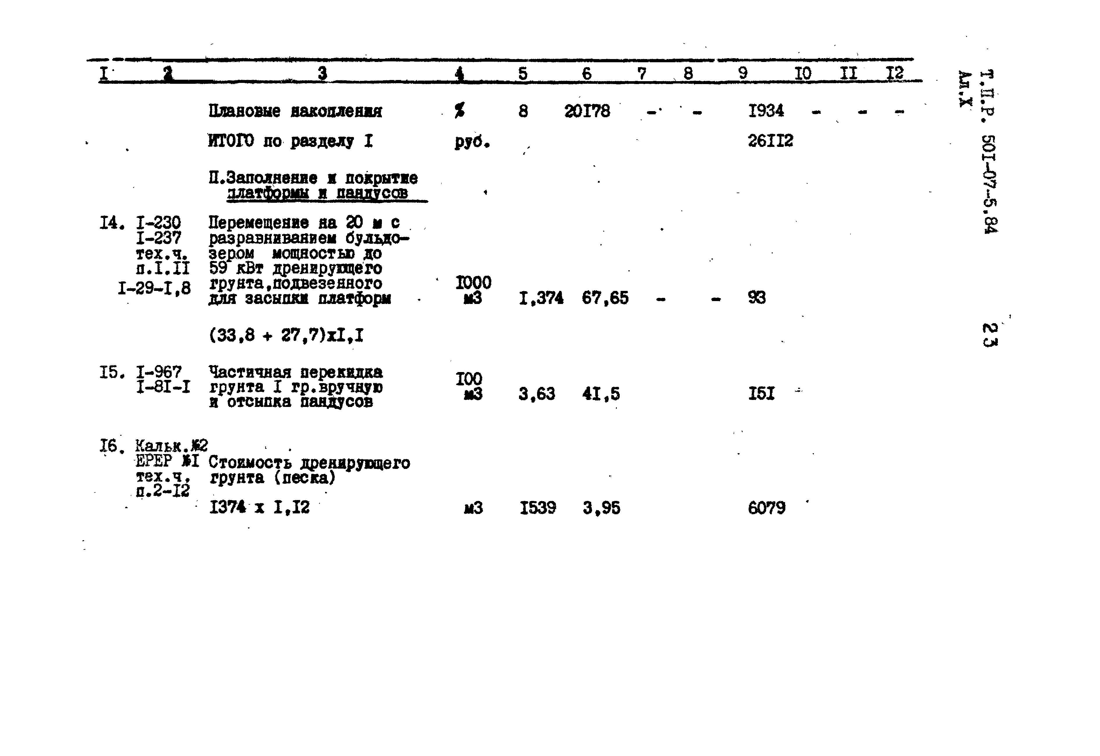 Типовые проектные решения 501-07-5.84