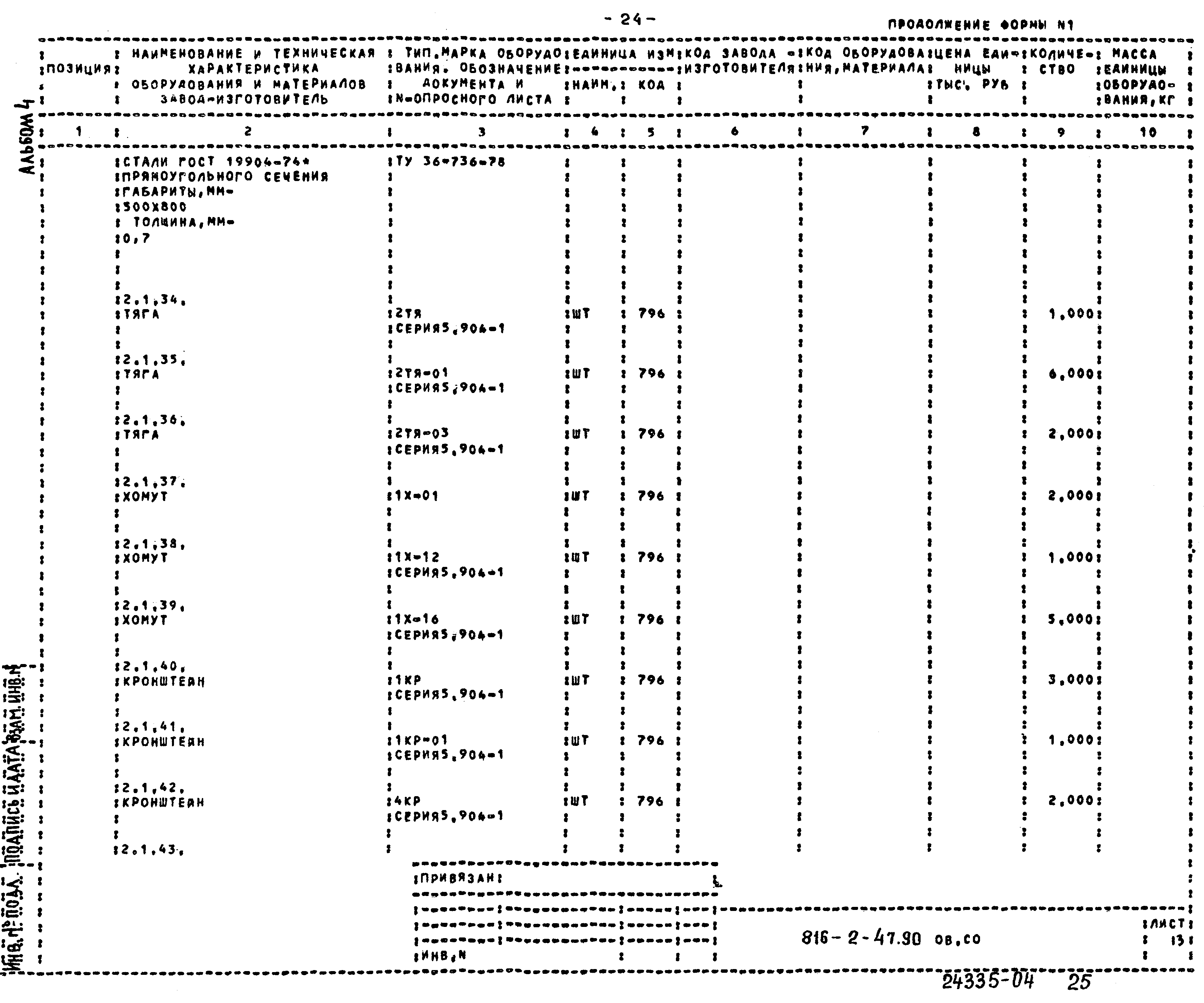 Типовой проект 816-2-47.90