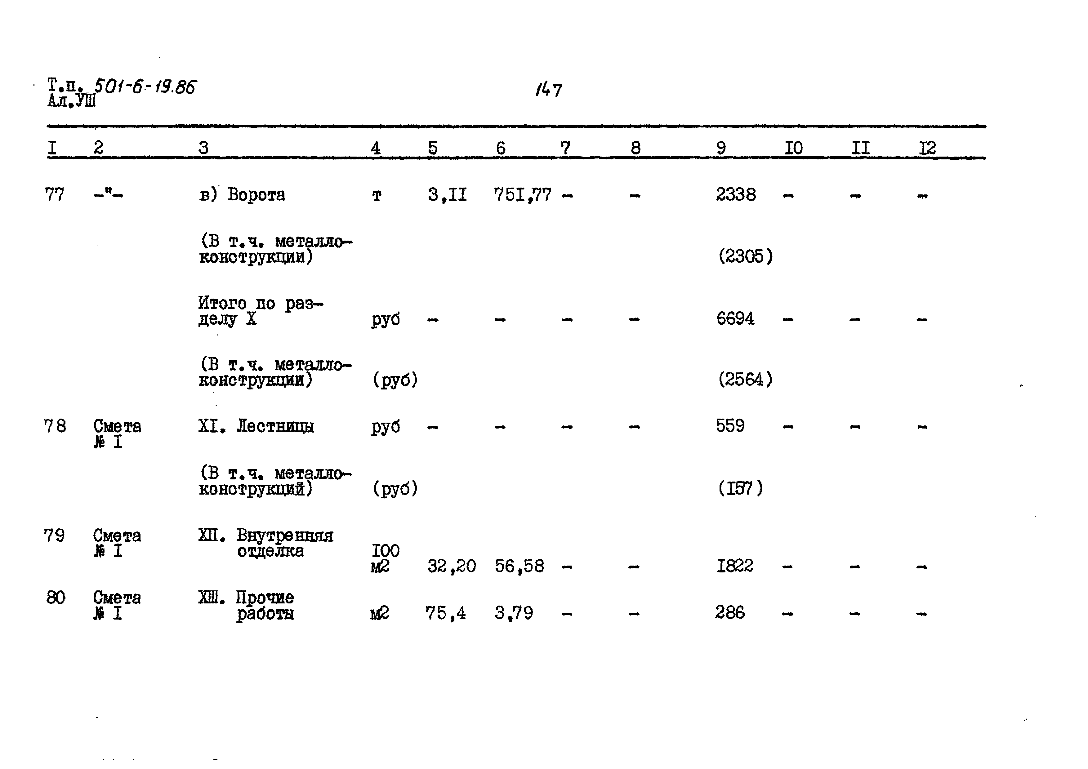 Типовой проект 501-6-19.86