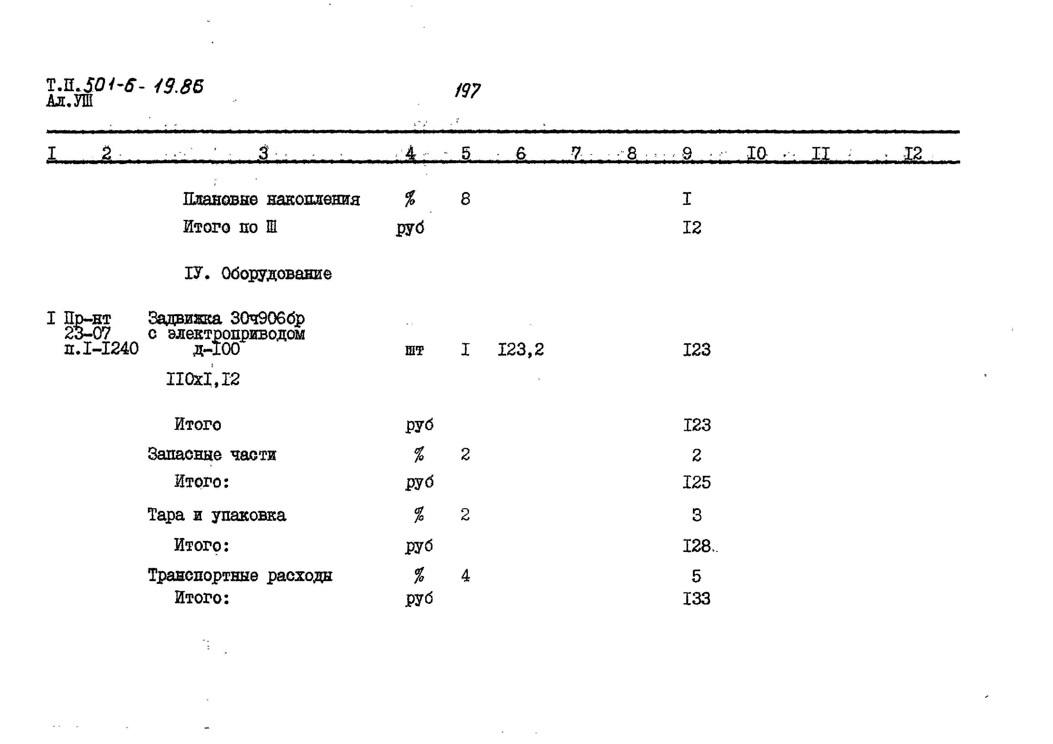 Типовой проект 501-6-19.86