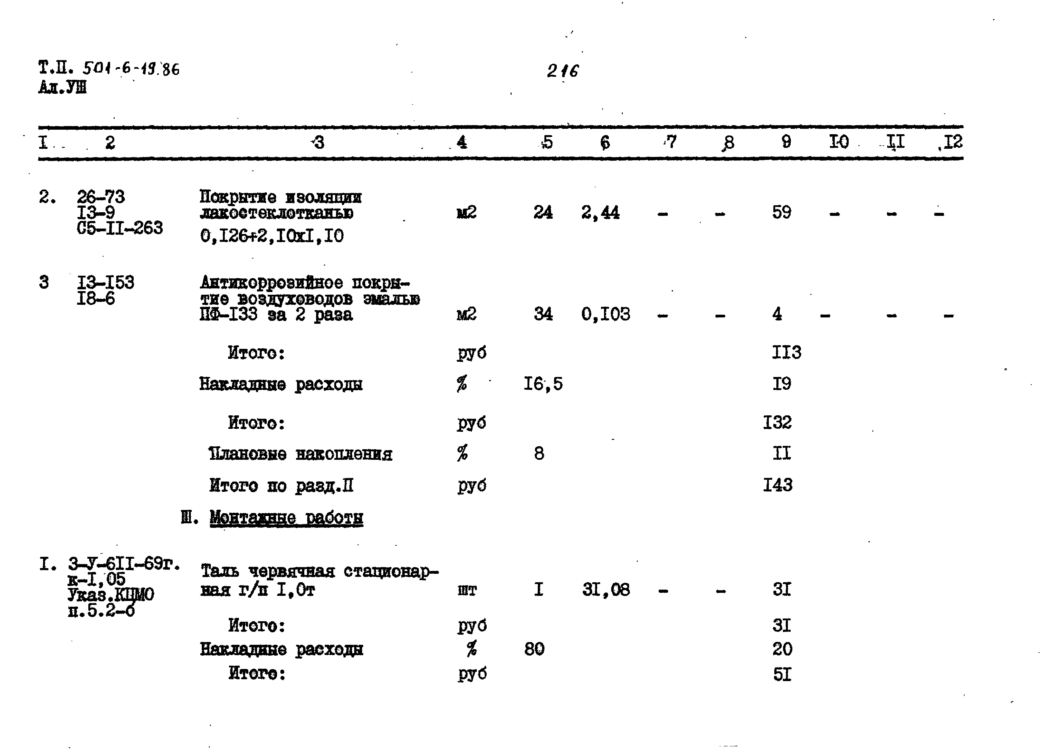 Типовой проект 501-6-19.86