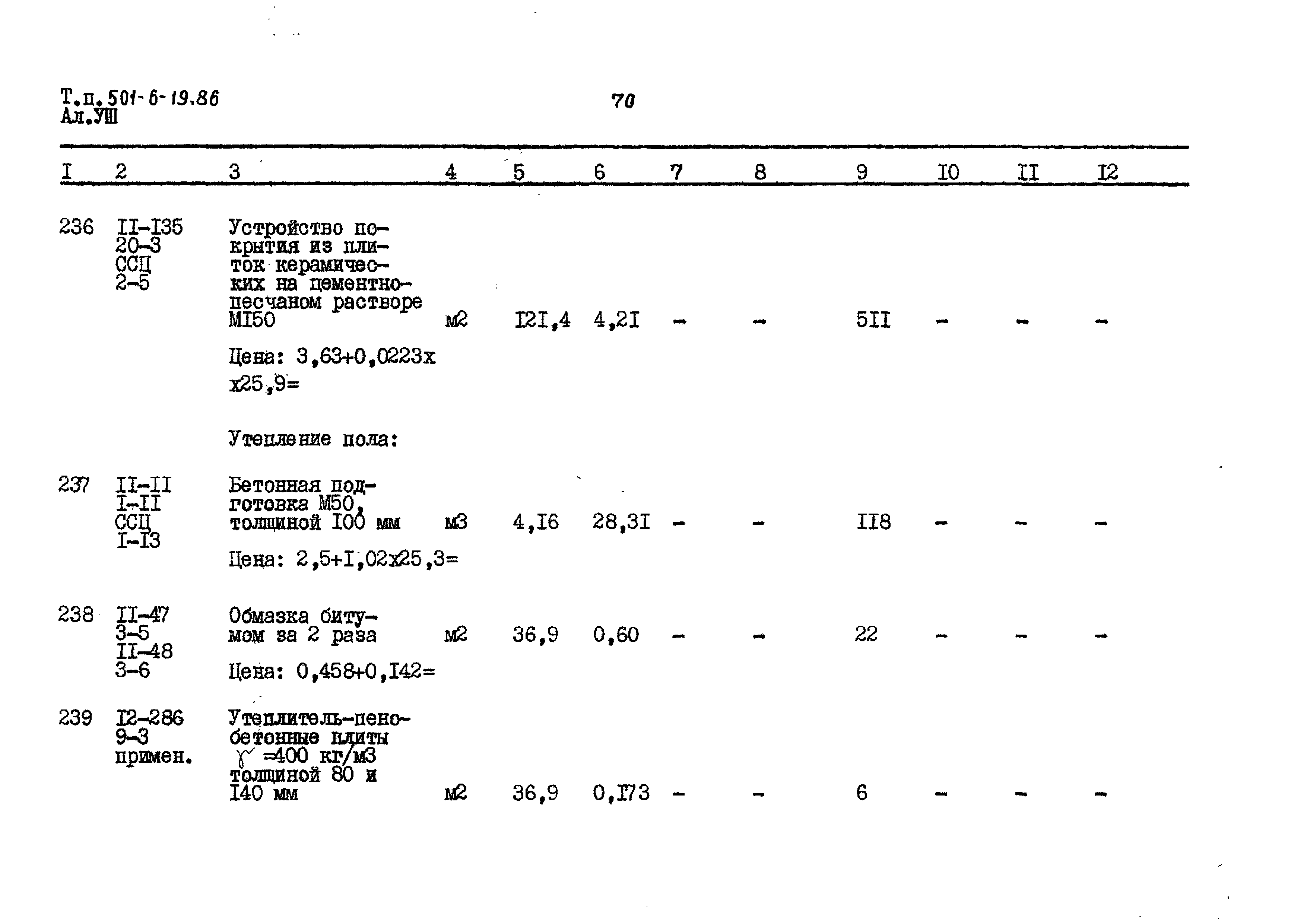 Типовой проект 501-6-19.86