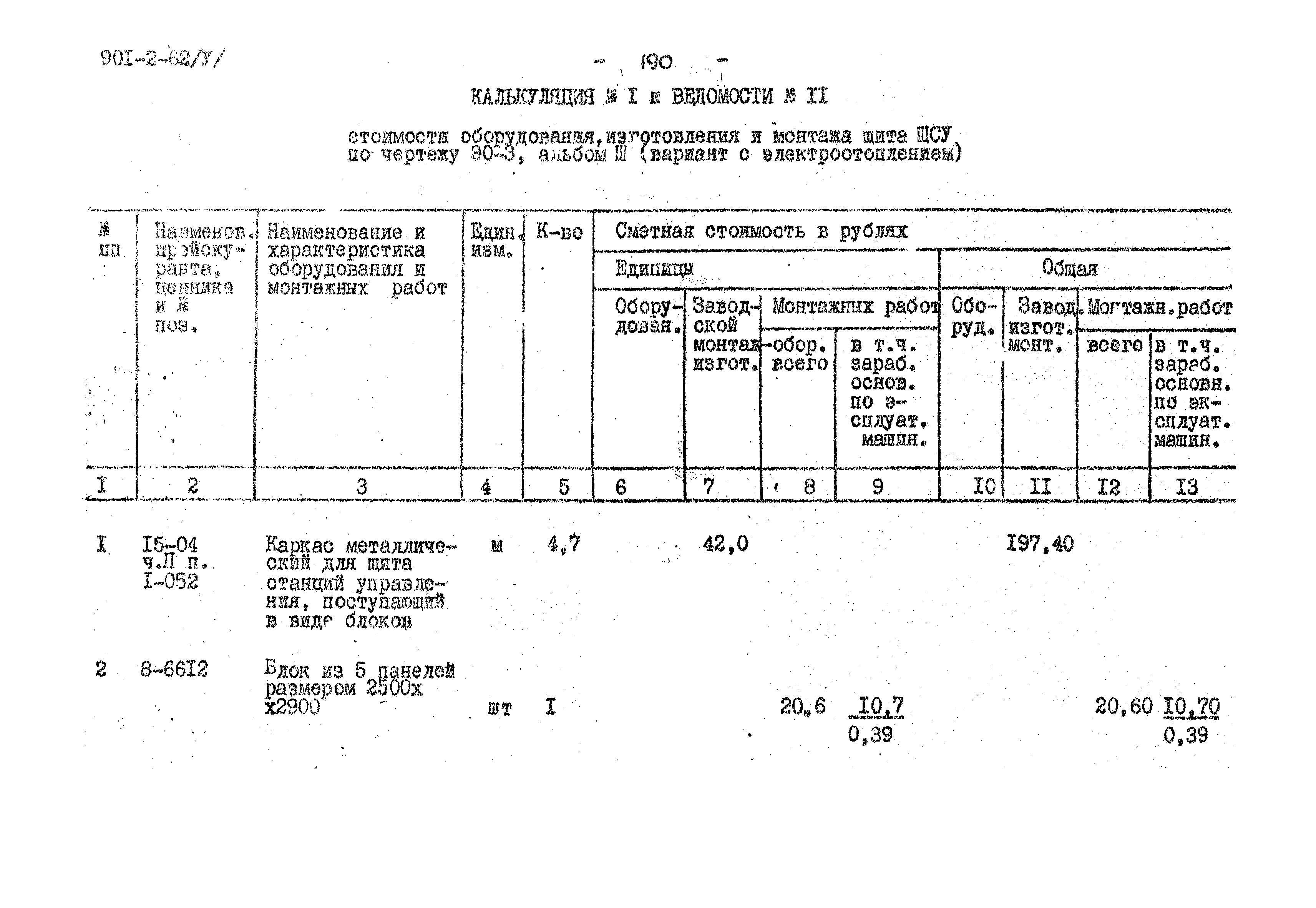 Типовой проект 901-2-62