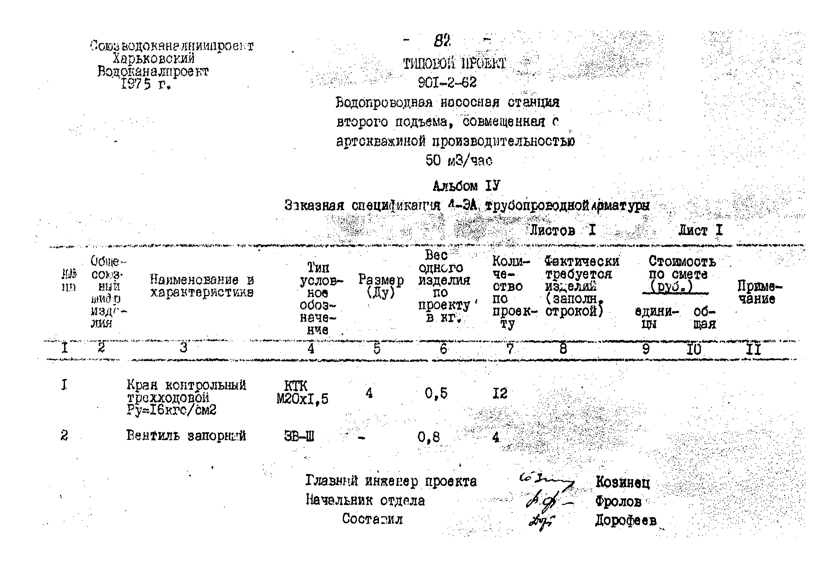 Типовой проект 901-2-62