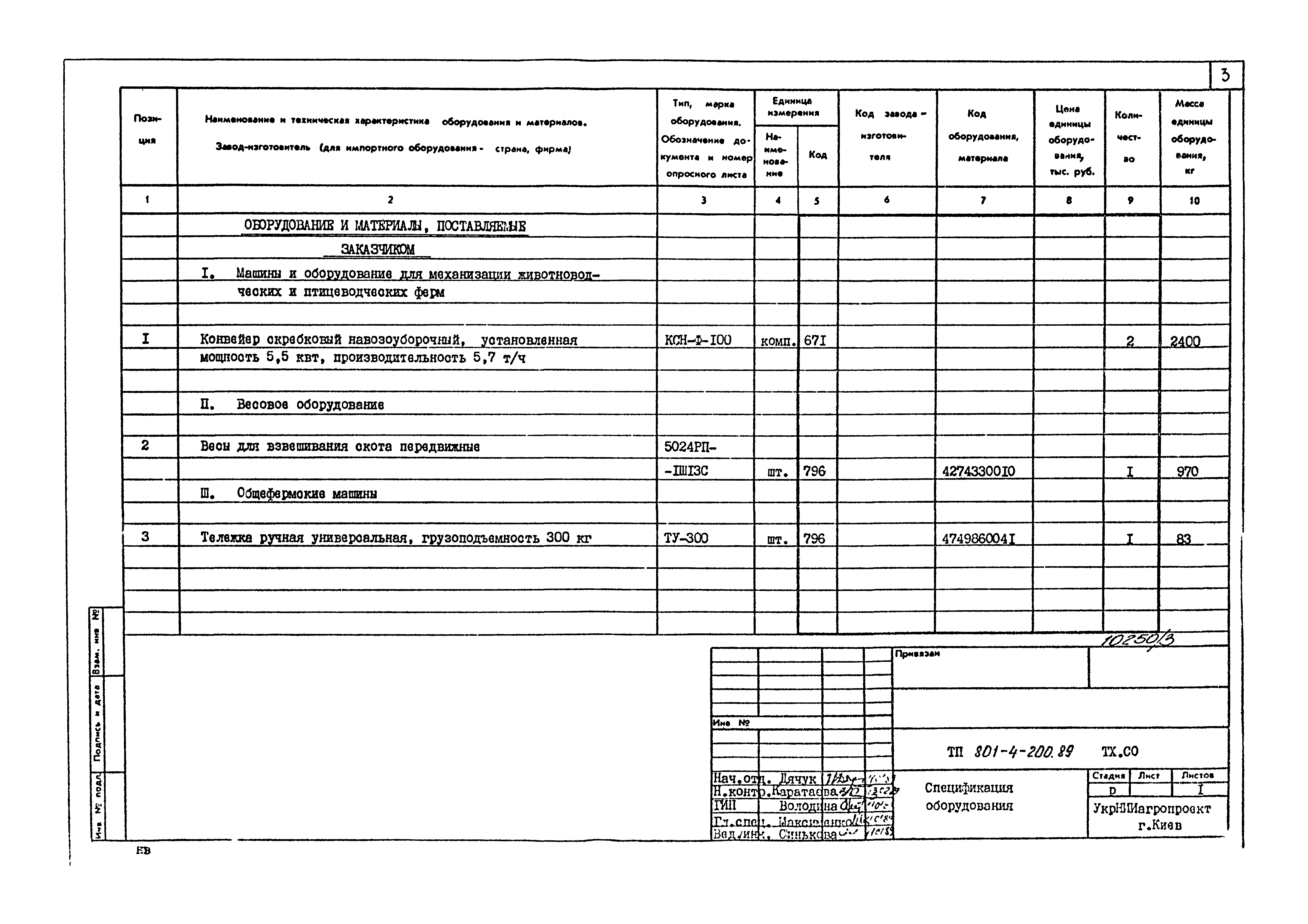 Типовой проект 801-4-200.89