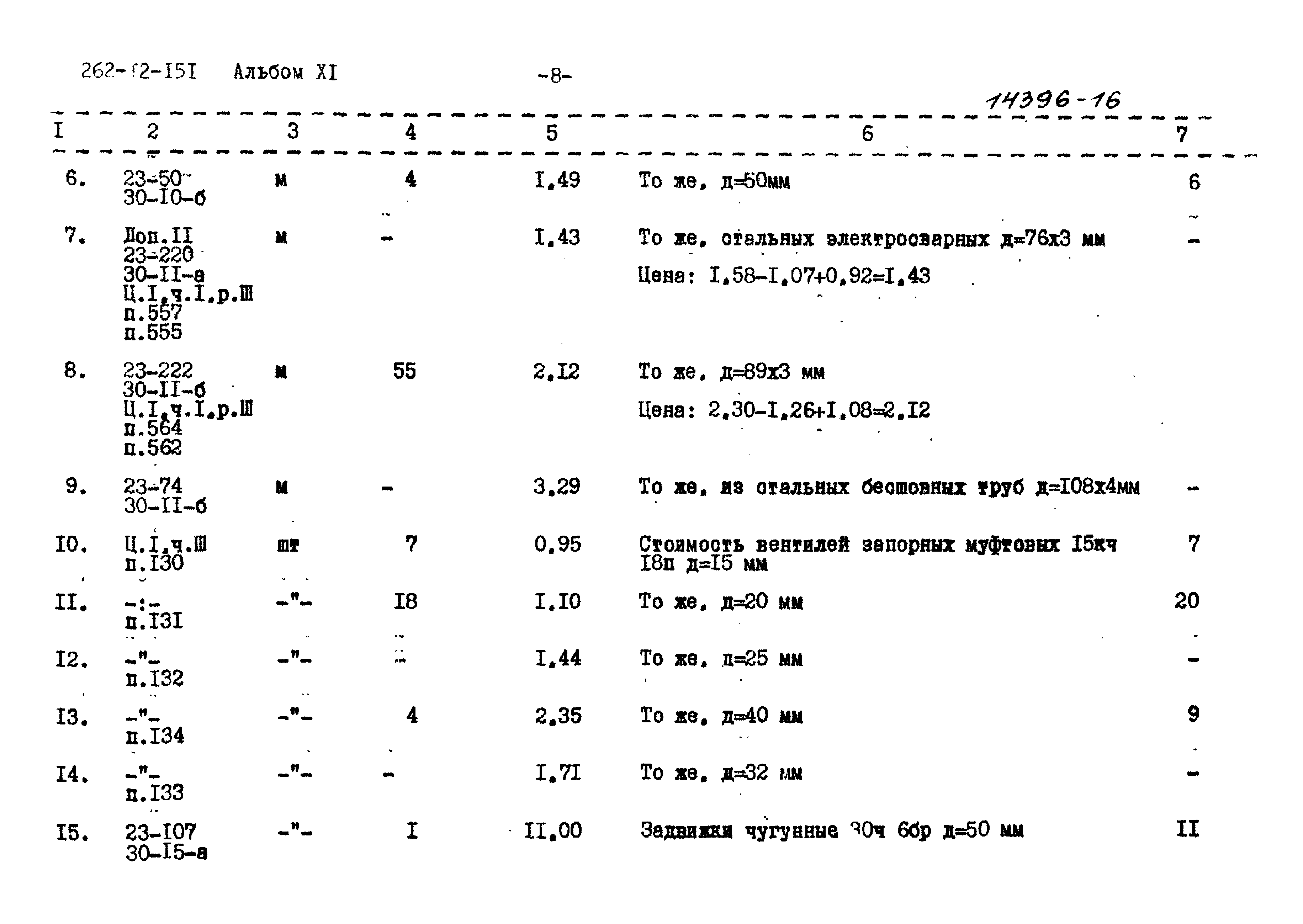 Типовой проект 262-12-151