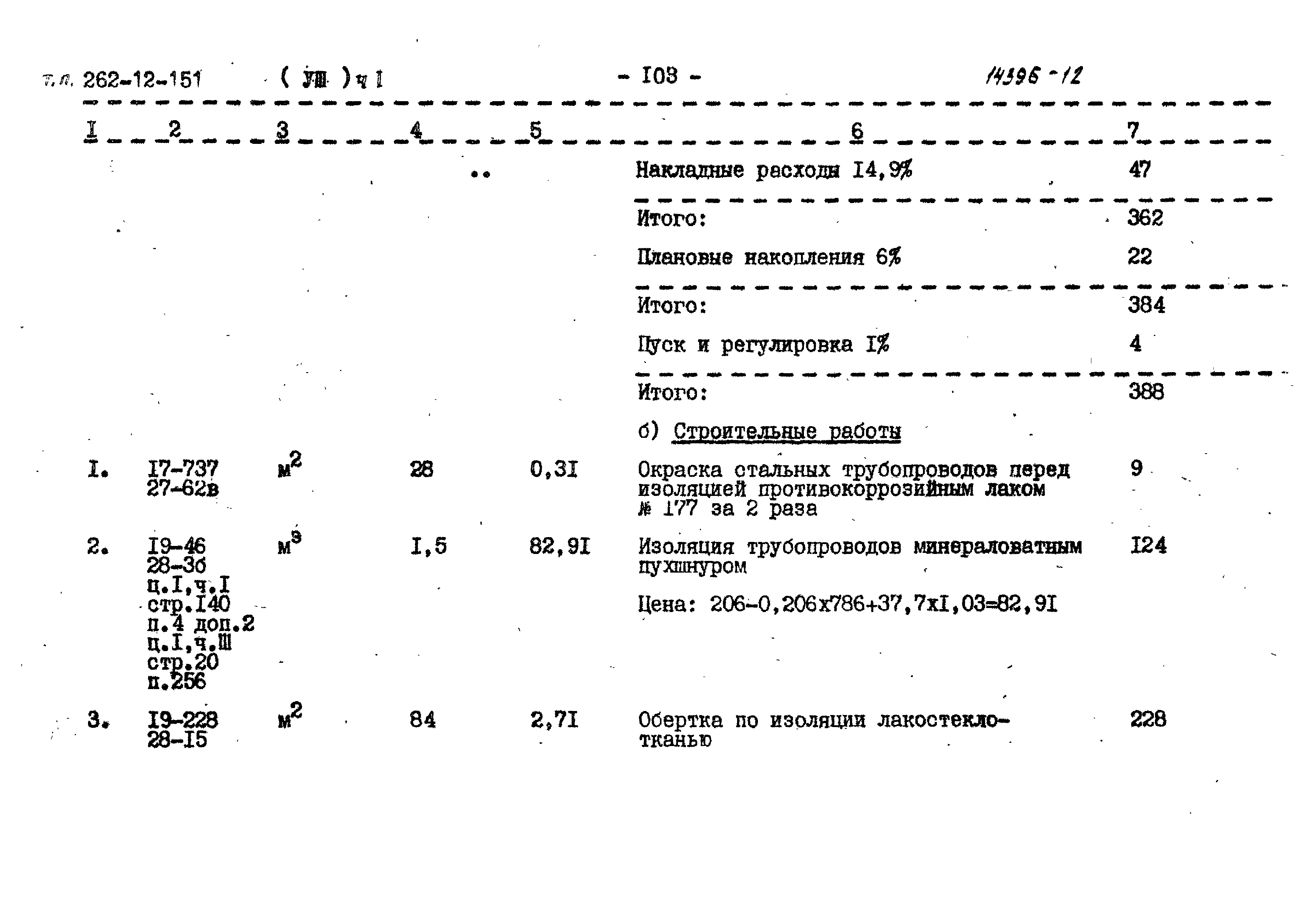 Типовой проект 262-12-151