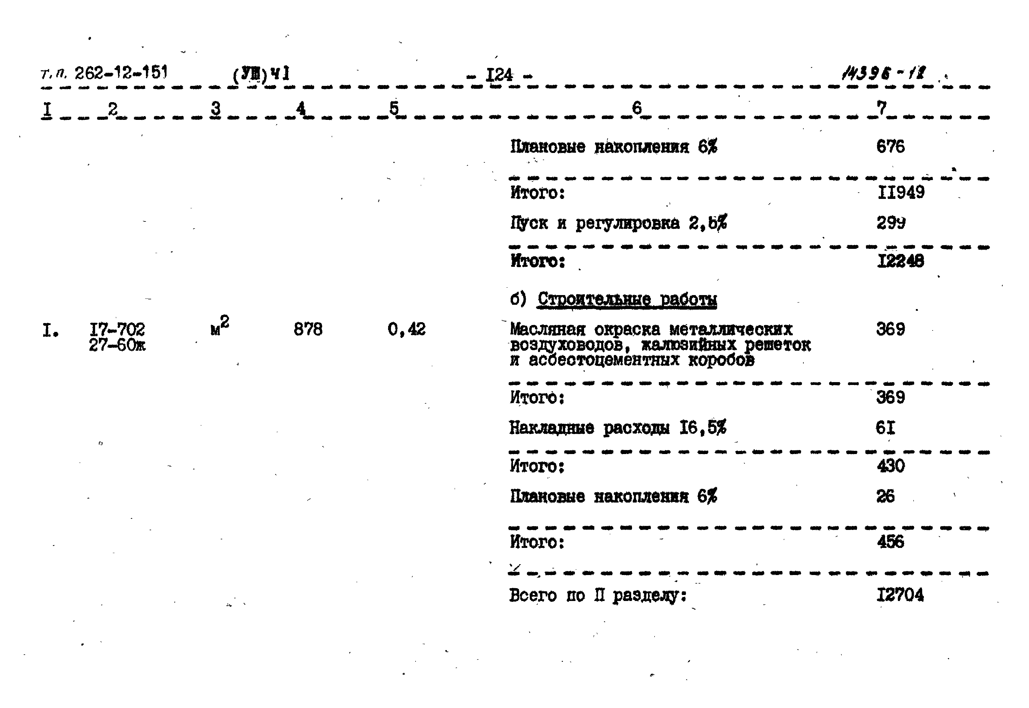 Типовой проект 262-12-151