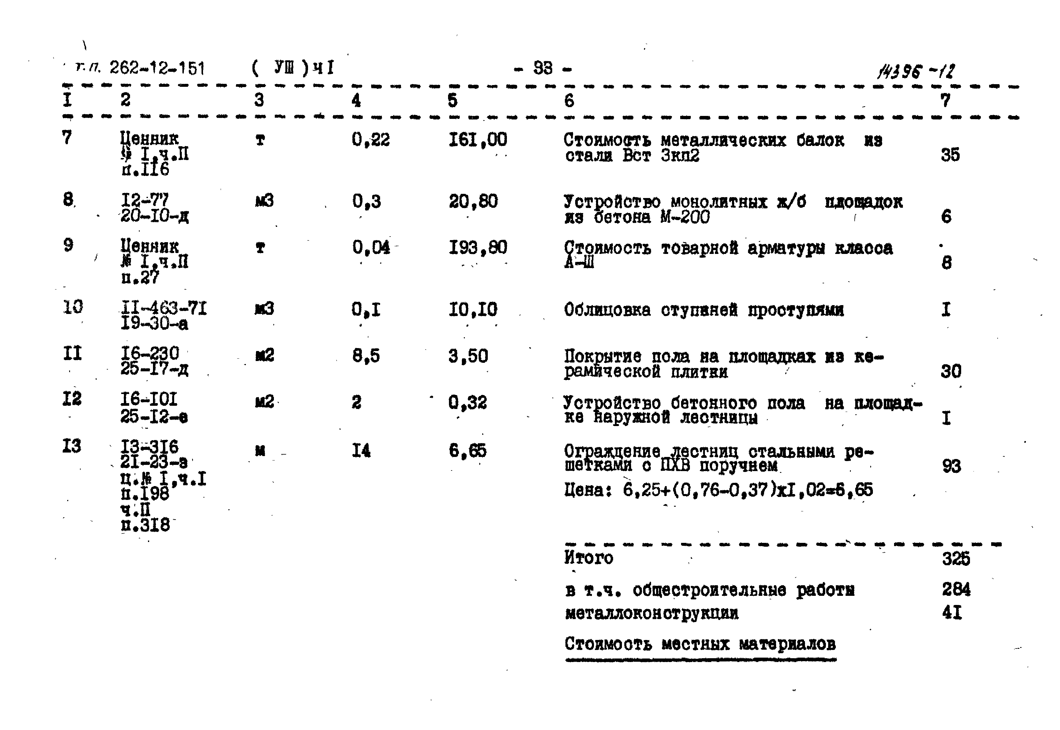 Типовой проект 262-12-151