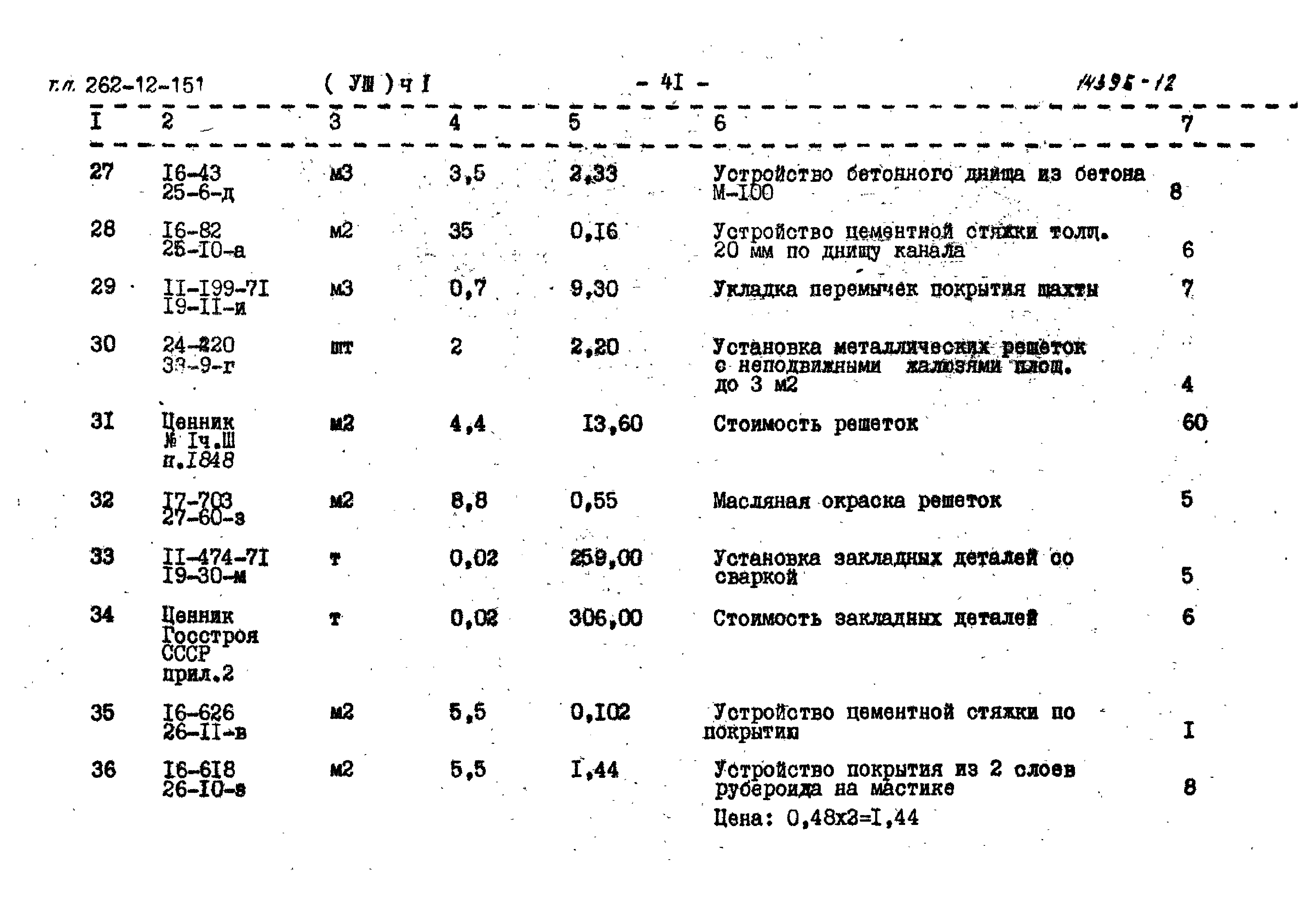 Типовой проект 262-12-151