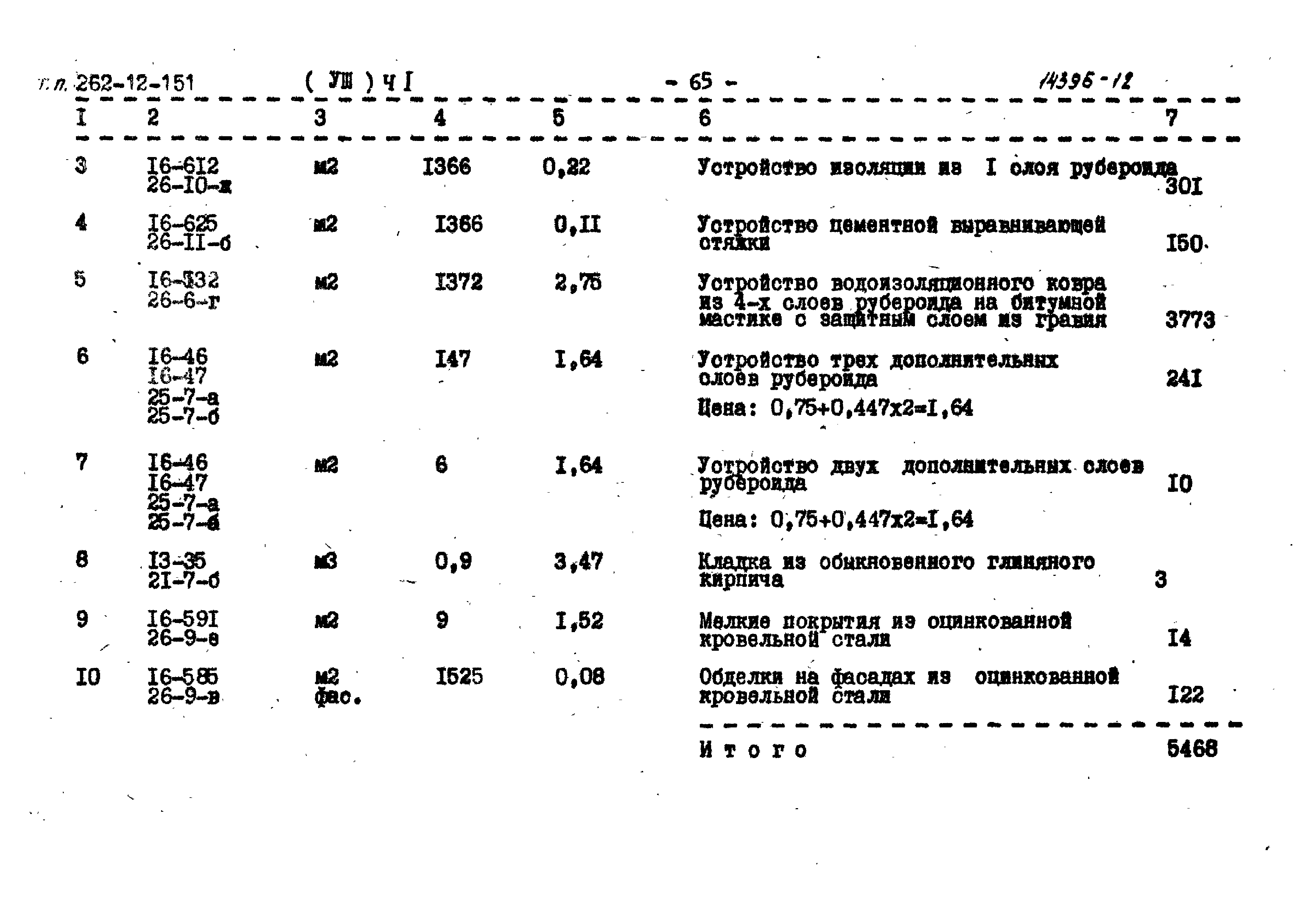 Типовой проект 262-12-151