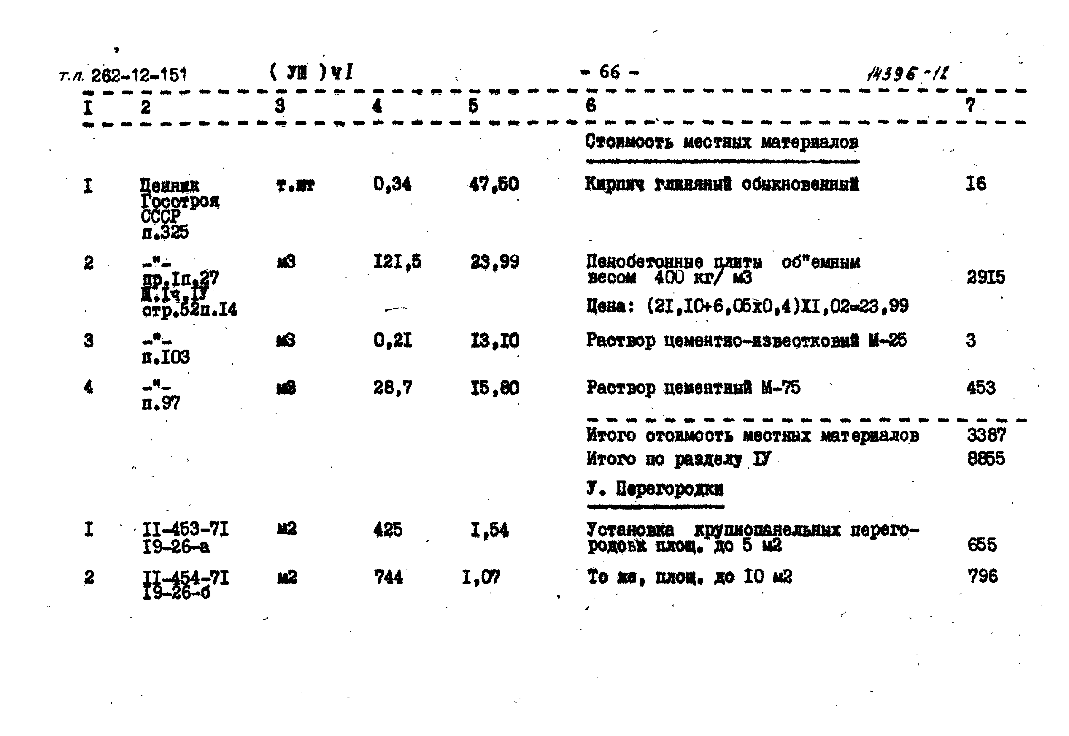 Типовой проект 262-12-151