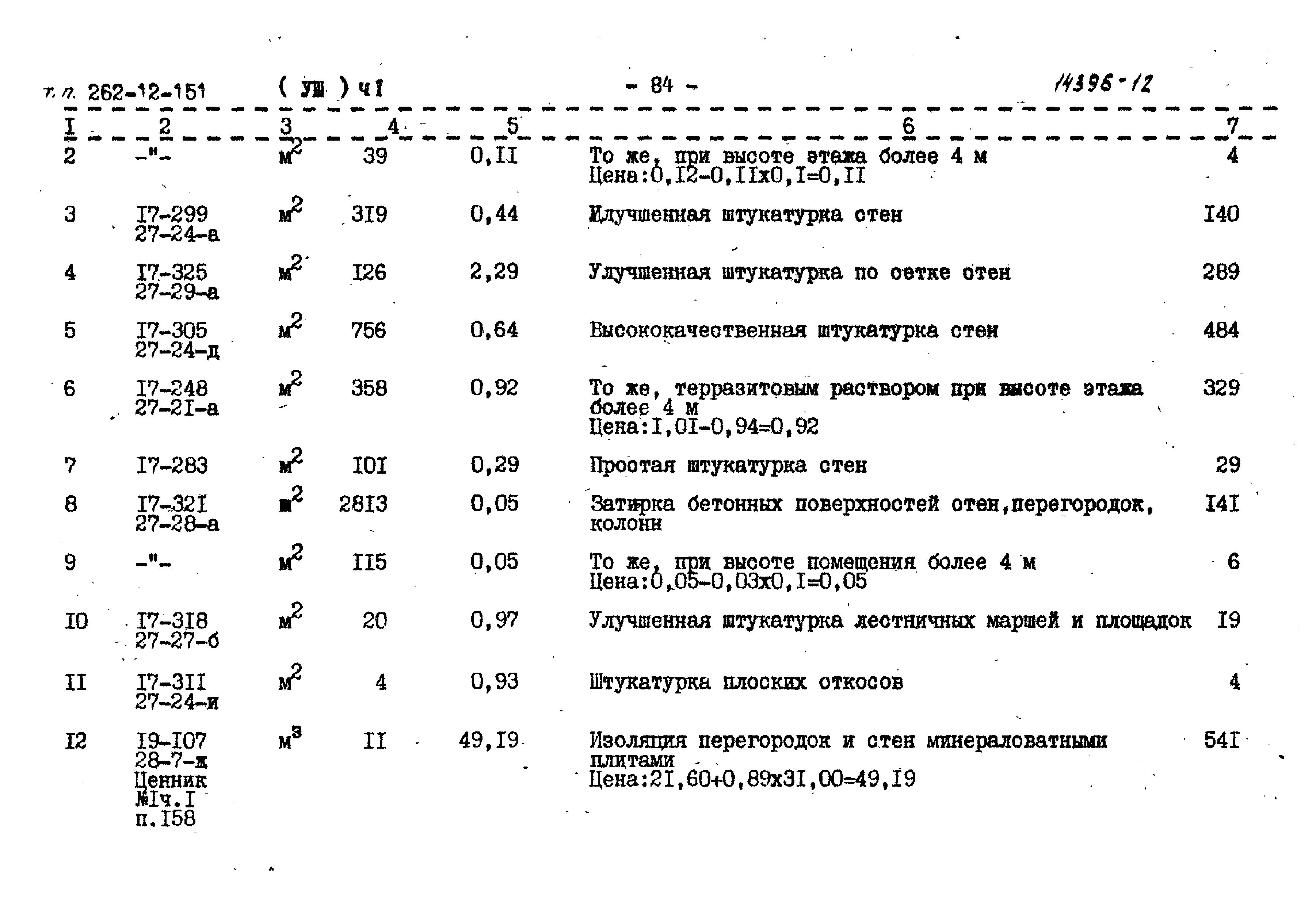 Типовой проект 262-12-151