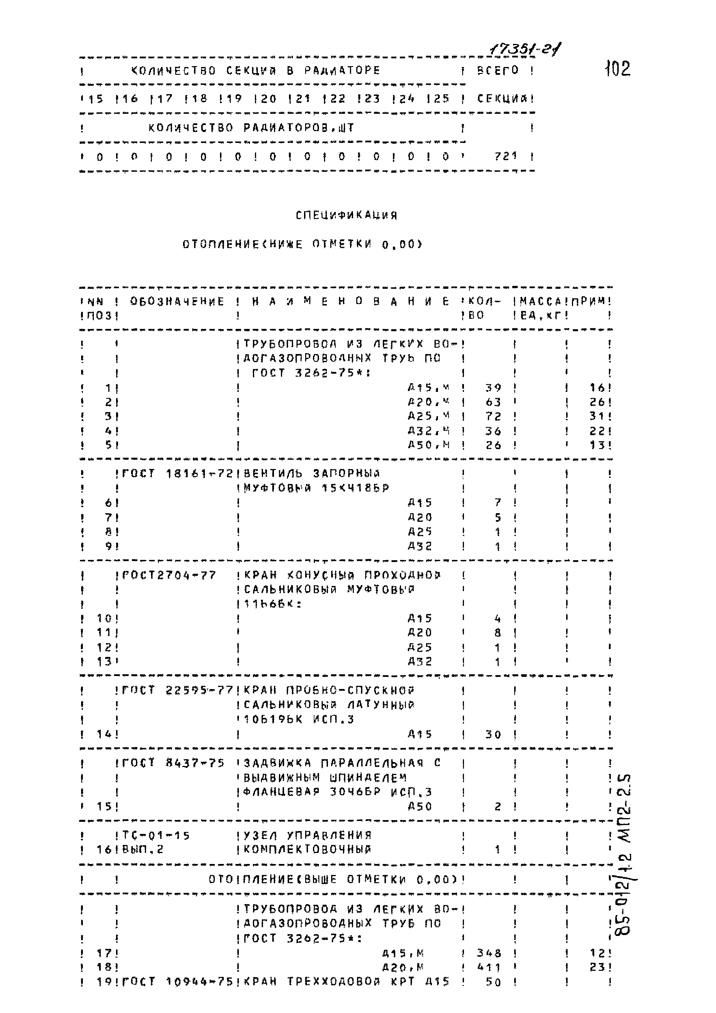 Типовой проект 85-012/1.2