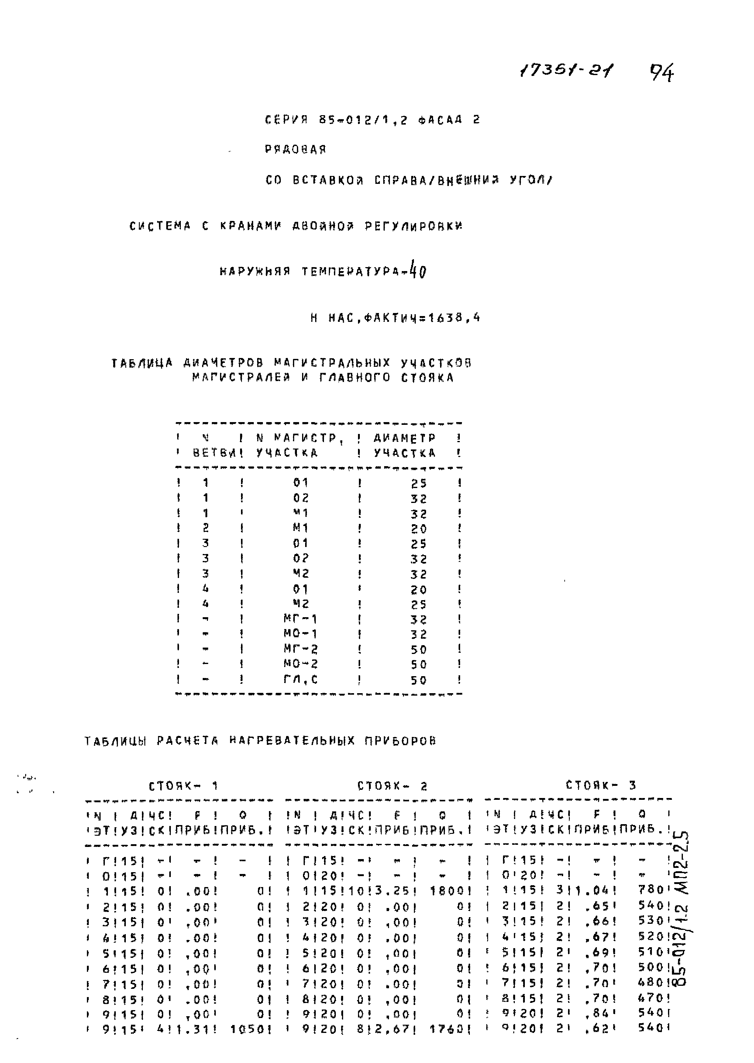 Типовой проект 85-012/1.2