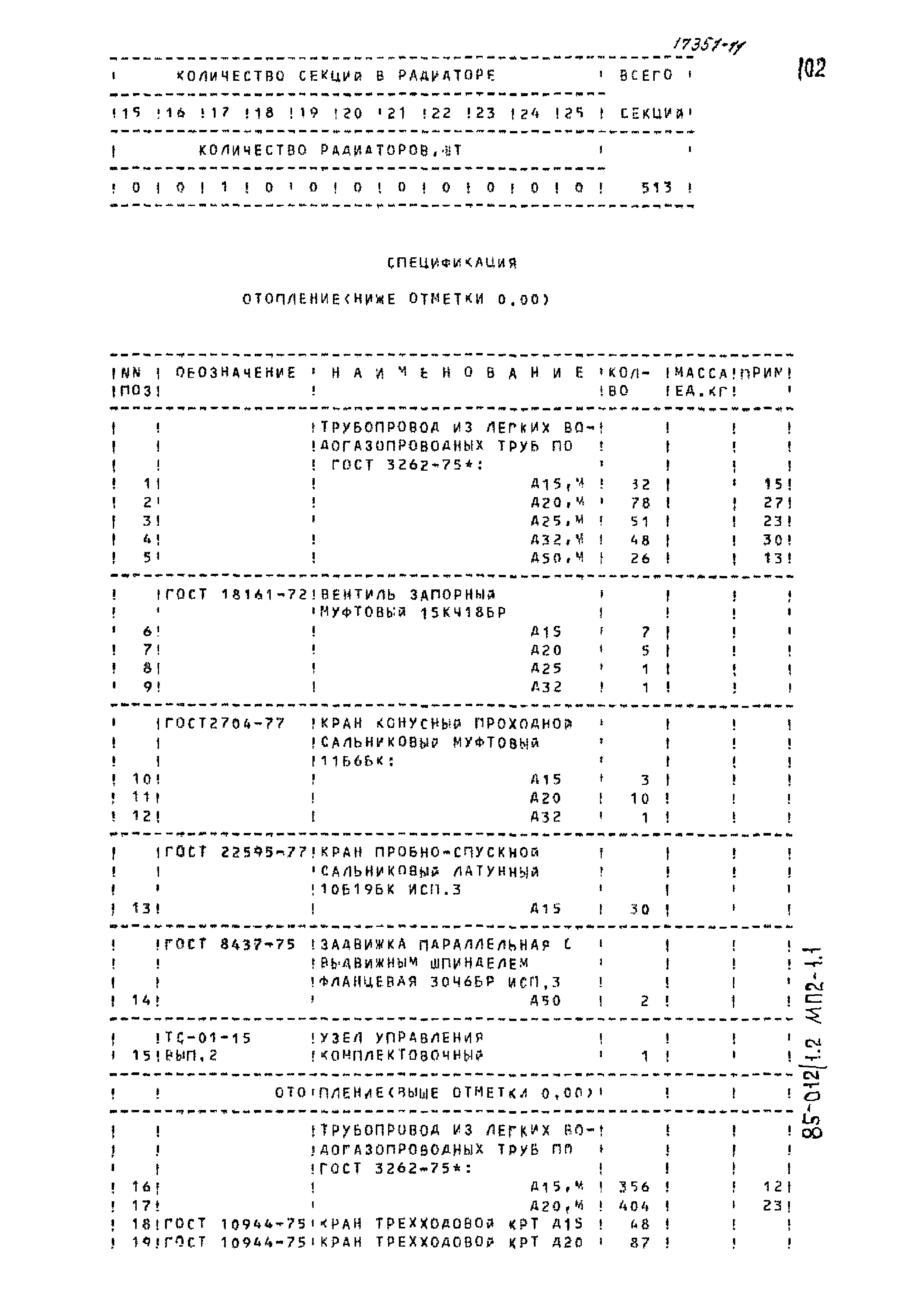 Типовой проект 85-012/1.2