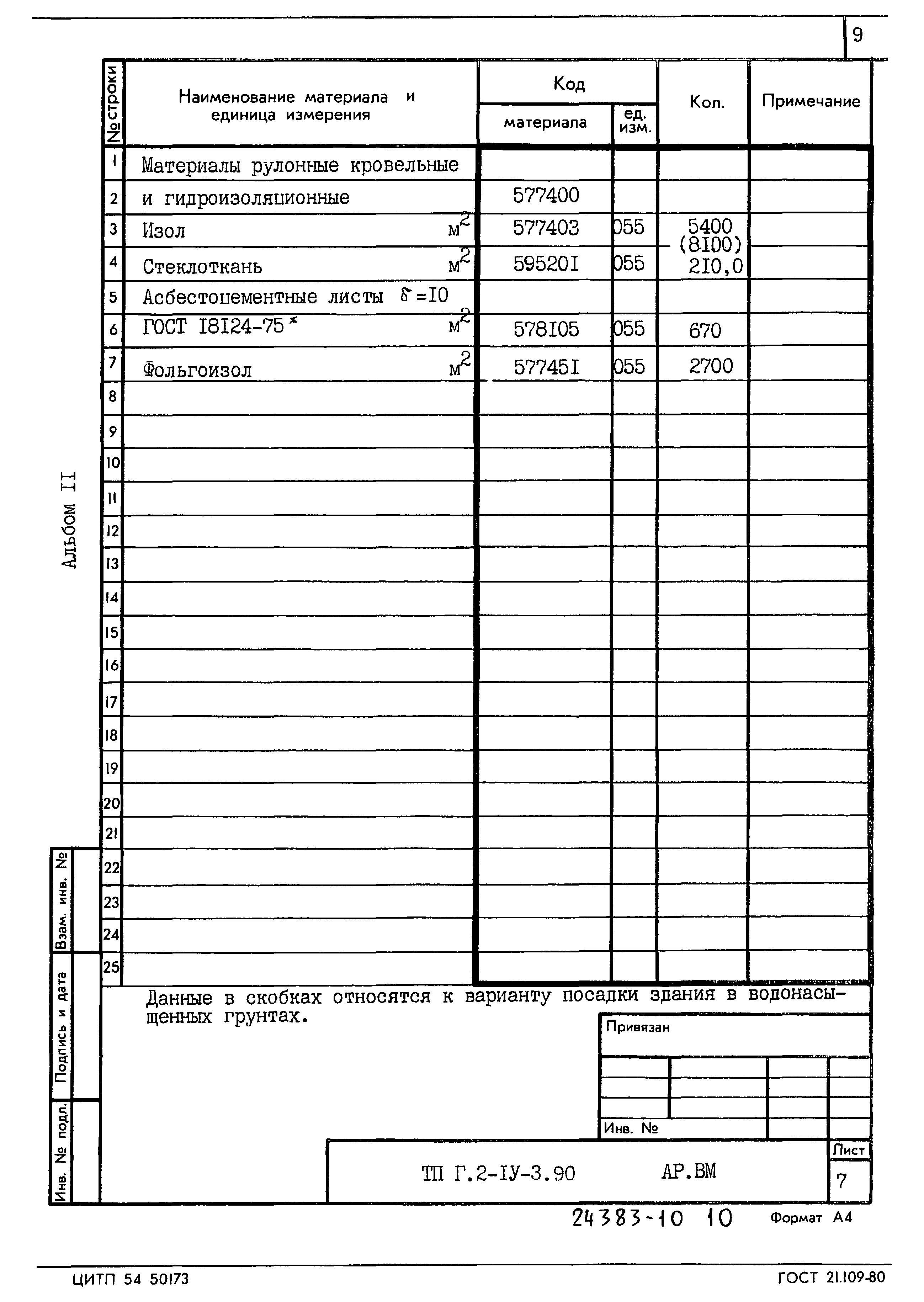 Типовой проект Г.2-IV-3.90