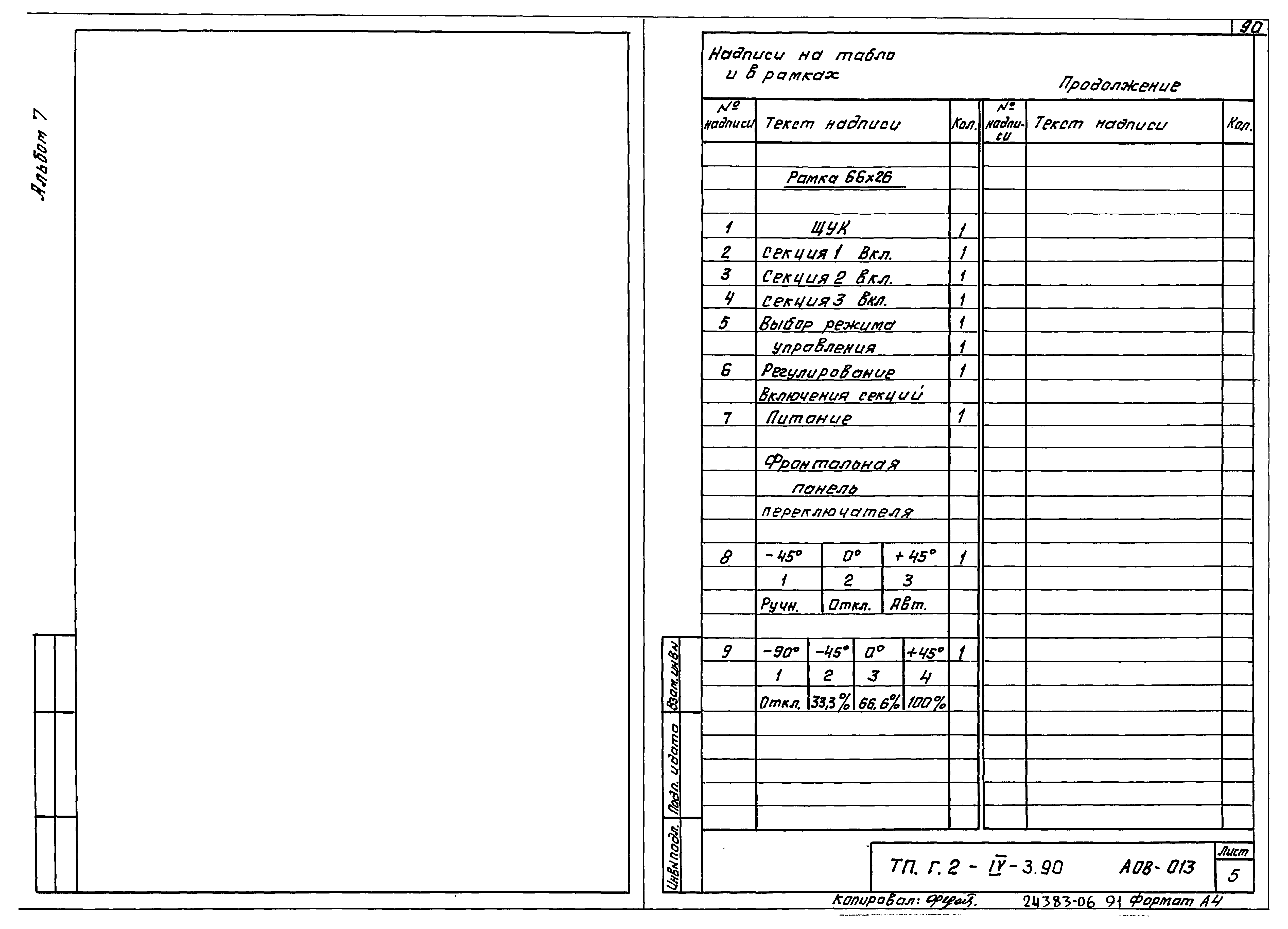 Типовой проект Г.2-IV-3.90