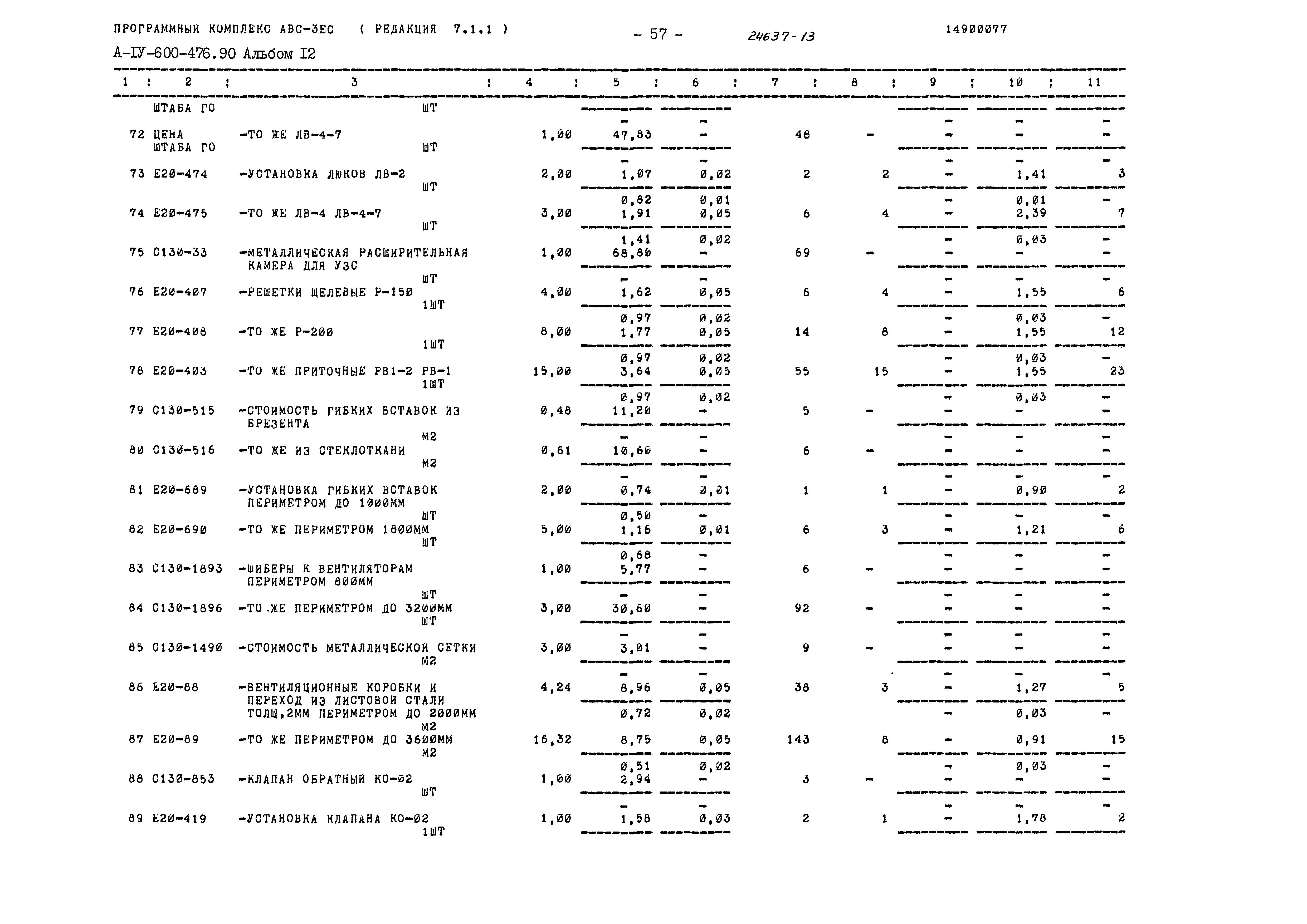 Типовой проект А-IV-600-476.90